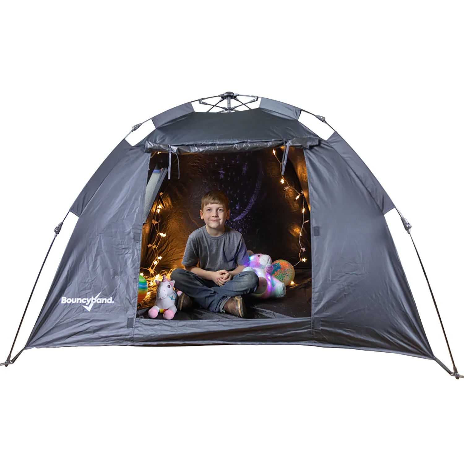 Bouncyband Pop Up Portable Sensory Dark Den for Kids - Calming Space for Autism, ADHD & Sensory Processing - Perfect for Playrooms, Classrooms & Therapy Sessions