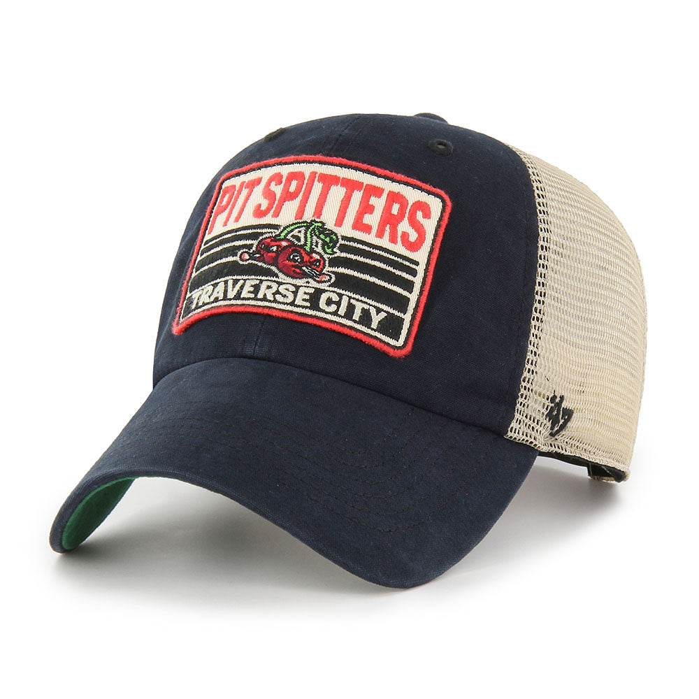 47 Four Stroke Clean Up Patch Cap - Adjustable Baseball Hat for Men & Women - Vintage Trucker Style - Perfect for Outdoor Activities, Sports, and Casual Wear