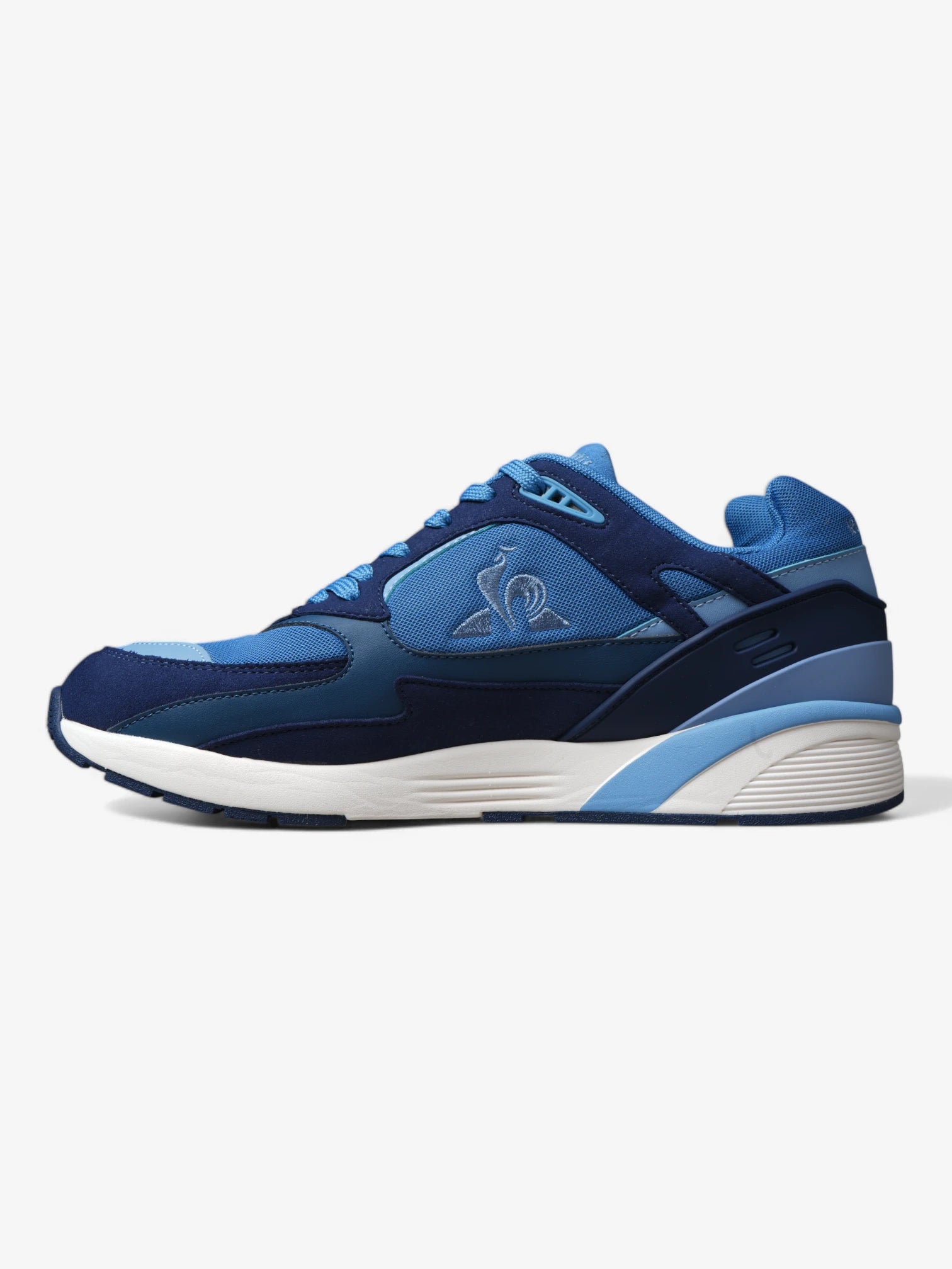 Le Coq Sportif R1100 Classic Blue Sneakers - Men's & Women's Casual Shoes for Walking, Running & Everyday Wear