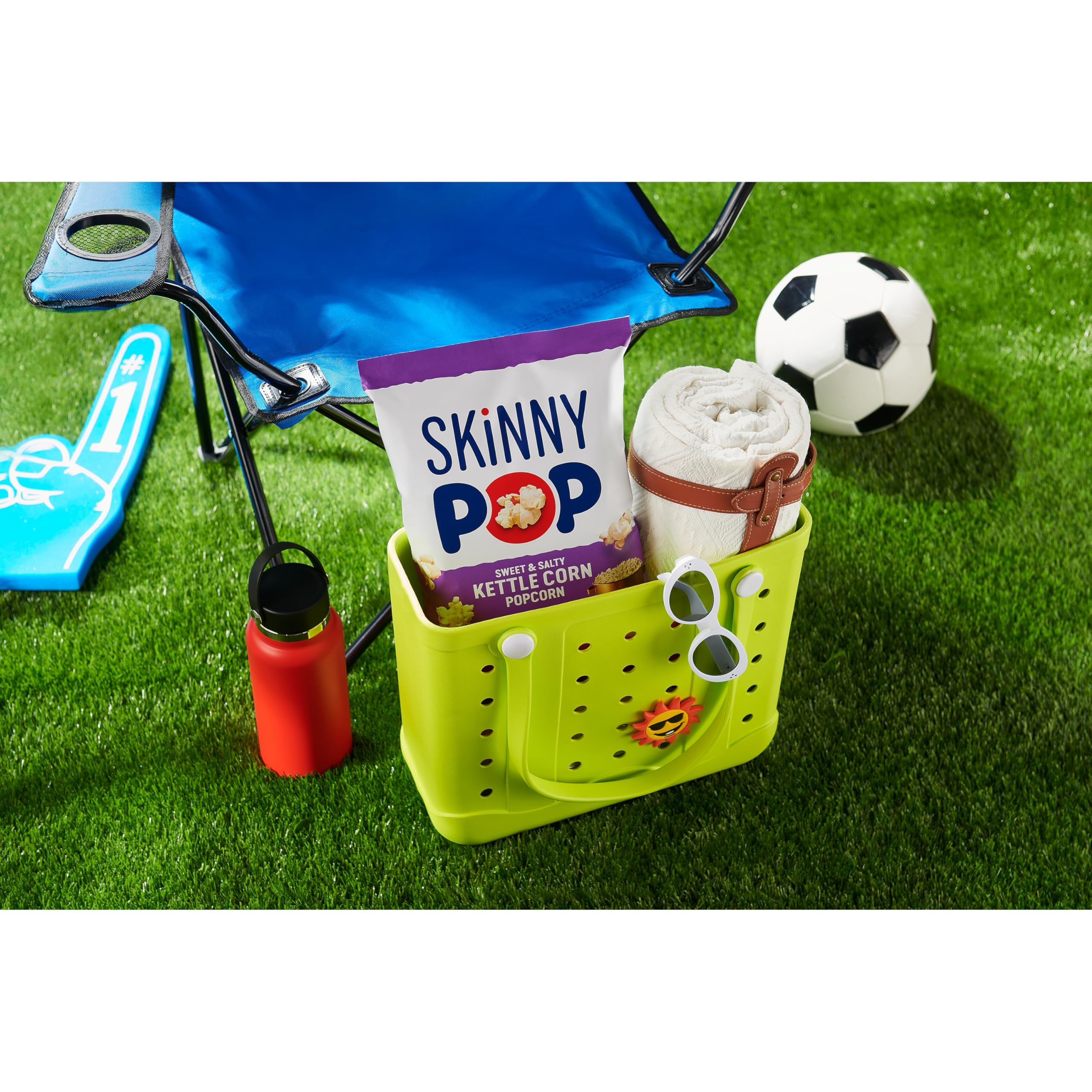 SkinnyPop Sweet & Salty Kettle Popcorn - Gluten Free & Non-GMO Healthy Snacks (12 Pack) for Movie Nights & Parties
