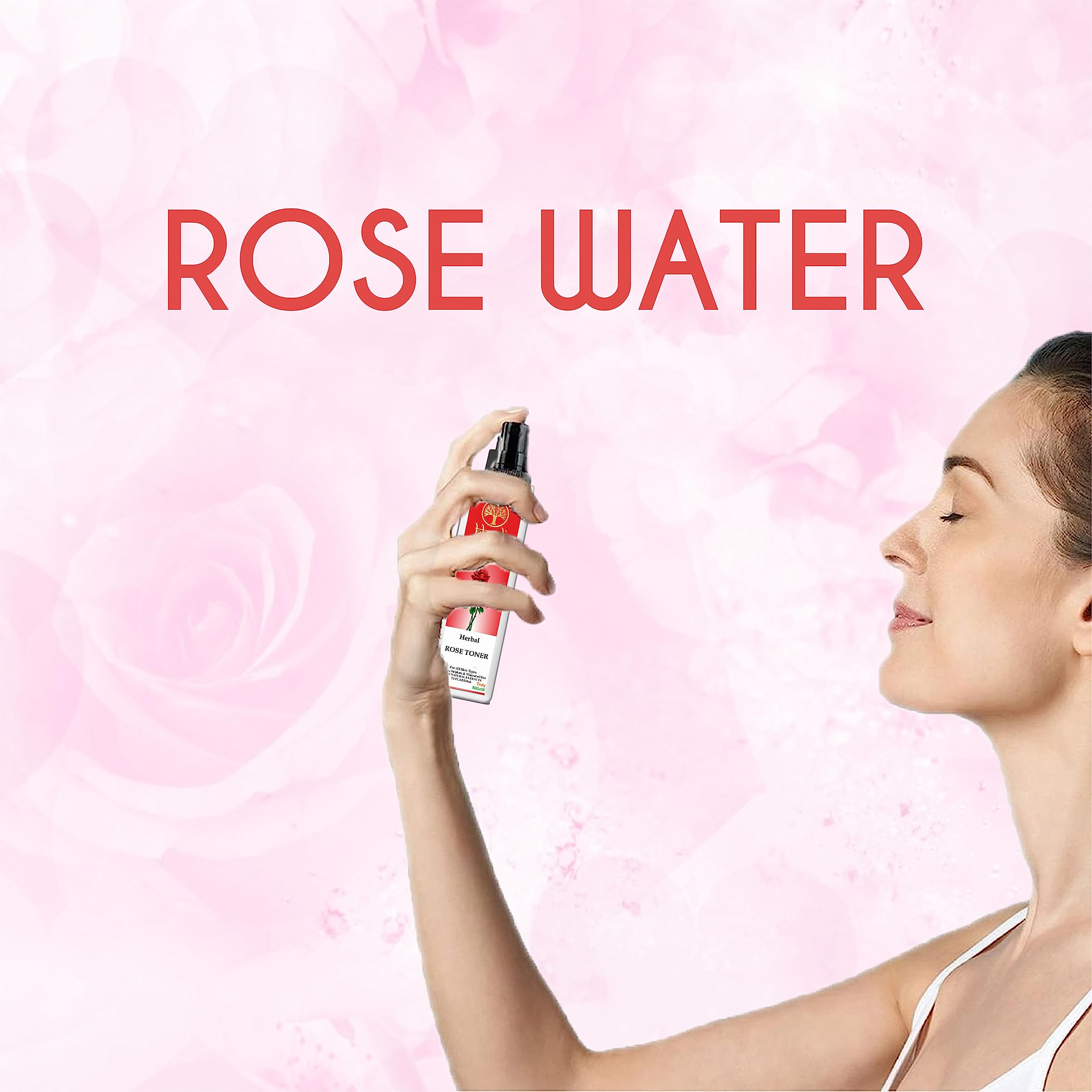 Khadi Organic Rose Water Spray for Face & Skin - Pure Ayurvedic Gulab Jal Toner (Pack of 2, 210ml) | Hydrating Facial Mist, Natural Makeup Setting Spray & Skin Refresher