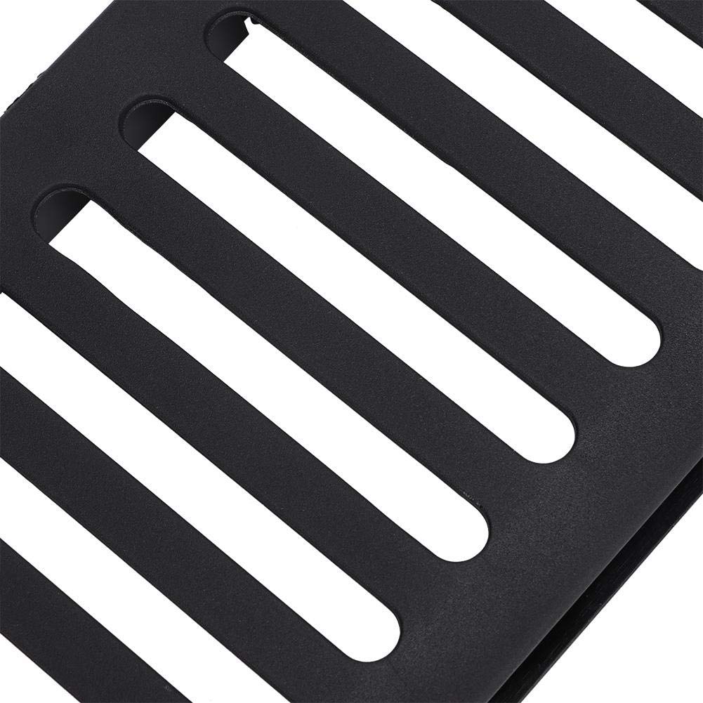 Black Computer Desk Air Vent & Laptop Cooling Pad - Durable Plastic Ventilation Net for Enhanced Office Desk Cooling, Long Service Life for Home & Office Use