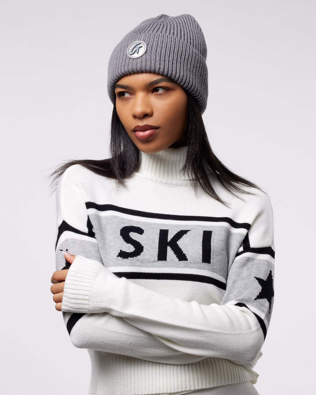 Classic Gray Beanie for Men & Women - Soft Winter Knit Hat for Cold Weather - Perfect for Outdoor Activities, Skiing, and Casual Wear