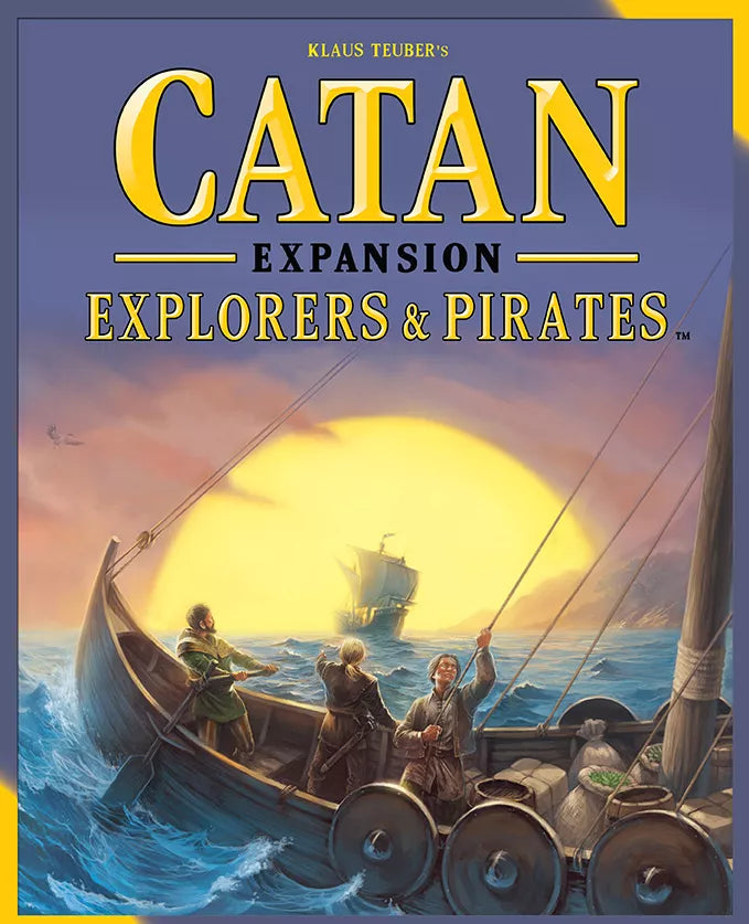 Catan Explorers and Pirates Expansion Board Game - Strategy Adventure for Family Game Night & Friends Gatherings