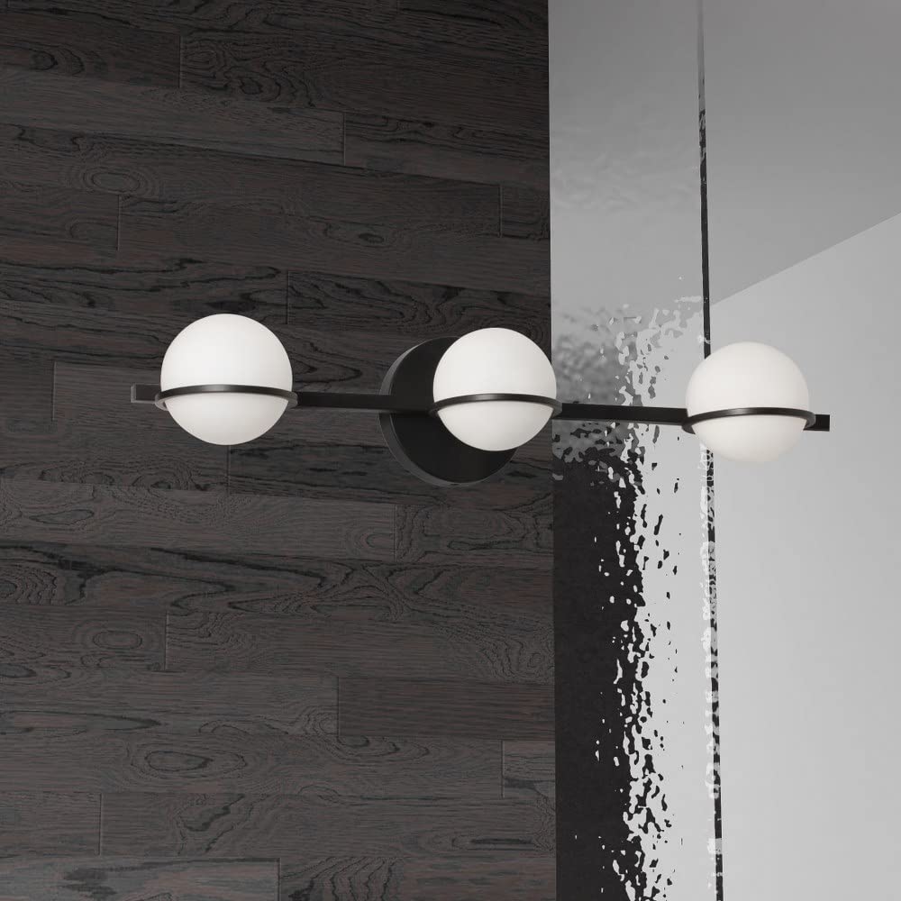 Dainolite DAINSOF-233W-PC Modern 3-Light Vanity Ceiling Fixture in Chrome - Perfect for Bathroom, Dressing Room & Contemporary Home Lighting