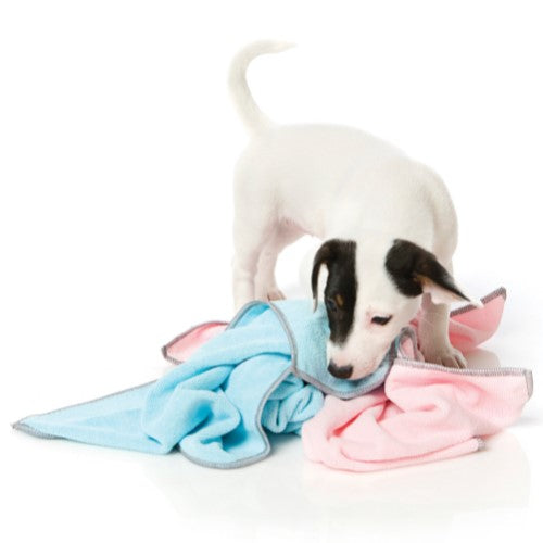 Fuzzyard Microfiber Dog Drying Towel - Super Absorbent Quick Dry Pet Grooming Towel for Puppies & Small Dogs - Perfect for Bath Time, Swimming & Outdoor Adventures