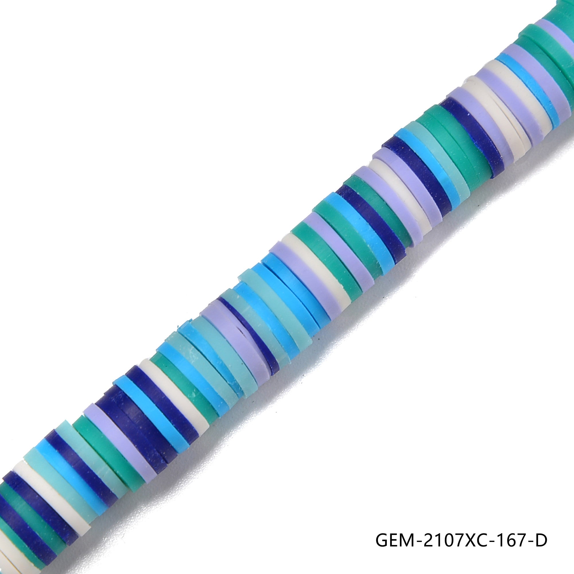 Vibrant Polymer Clay Heishi Disc Beads - 1x8mm African Tribal Beads for Jewelry Making - 15.5