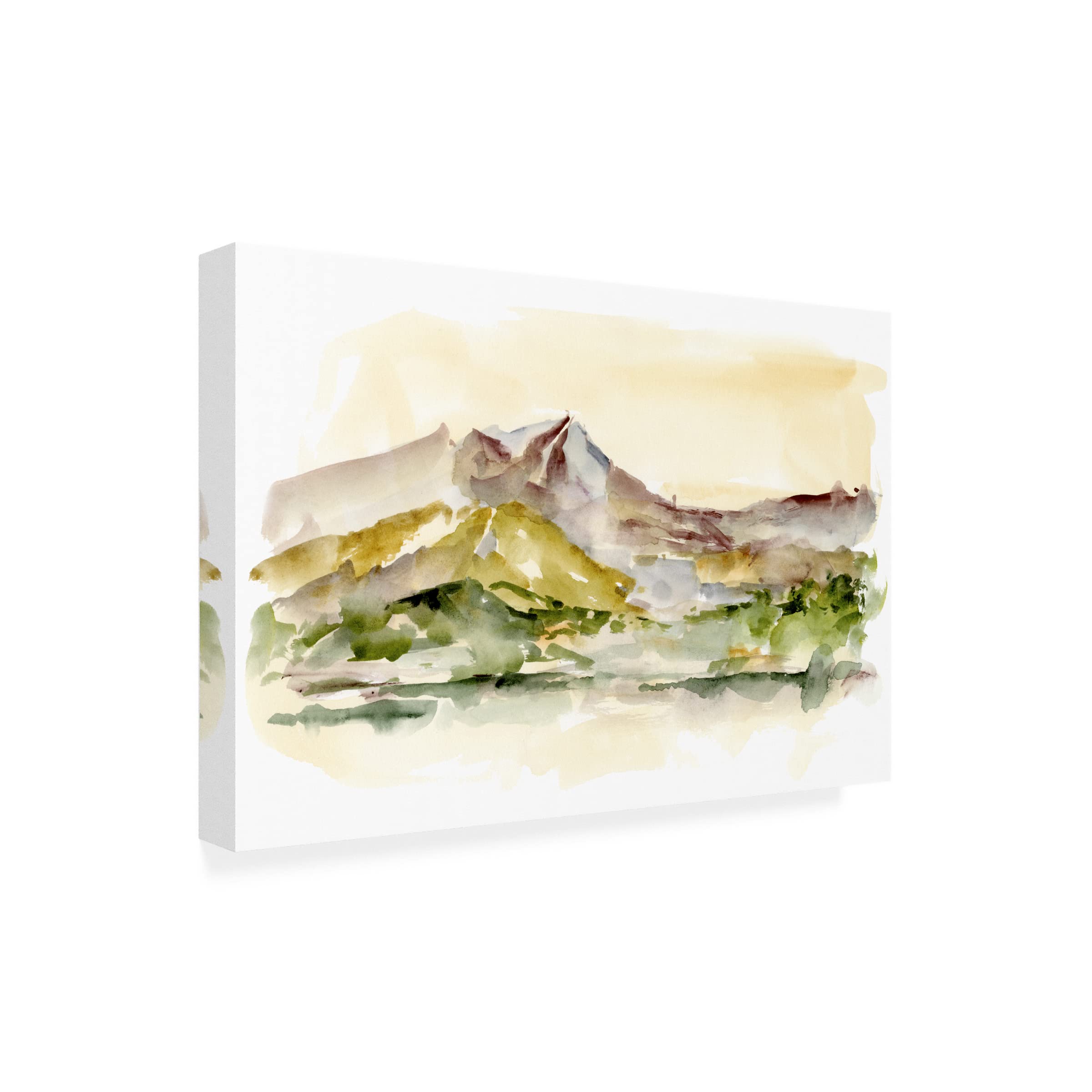 Trademark Fine Art 'Plum Ridge I' Canvas Wall Art by Ethan Harper - Modern Home Decor for Living Room, Bedroom & Office