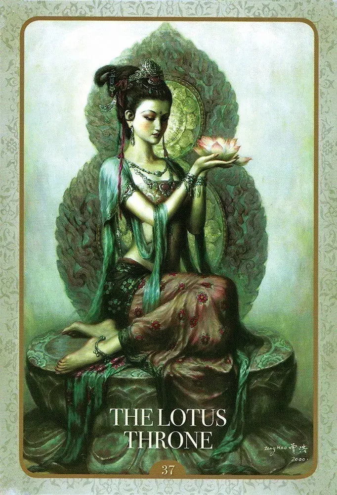 Kuan Yin Oracle Cards - Divine Guidance & Spiritual Insight for Meditation, Healing, and Personal Growth | Perfect for Tarot Readers, Energy Healers & Mindfulness Practitioners