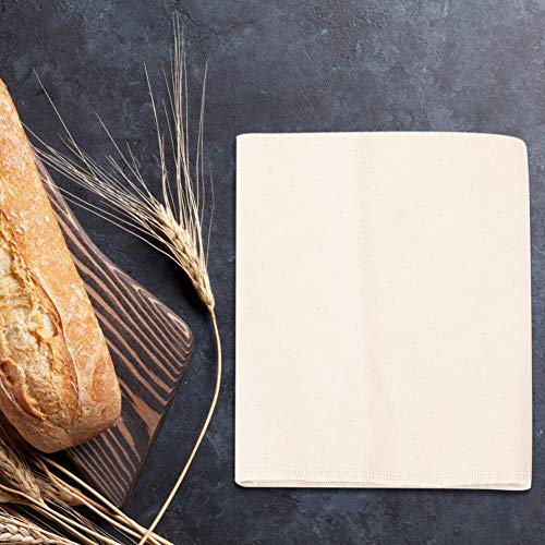 Premium Cotton Pastry Cloth for Baking French Baguettes - 45x75cm Bakers Dough Couche & Proofing Towel - Ideal for Artisan Bread Making, Sourdough, and Homemade Loaves