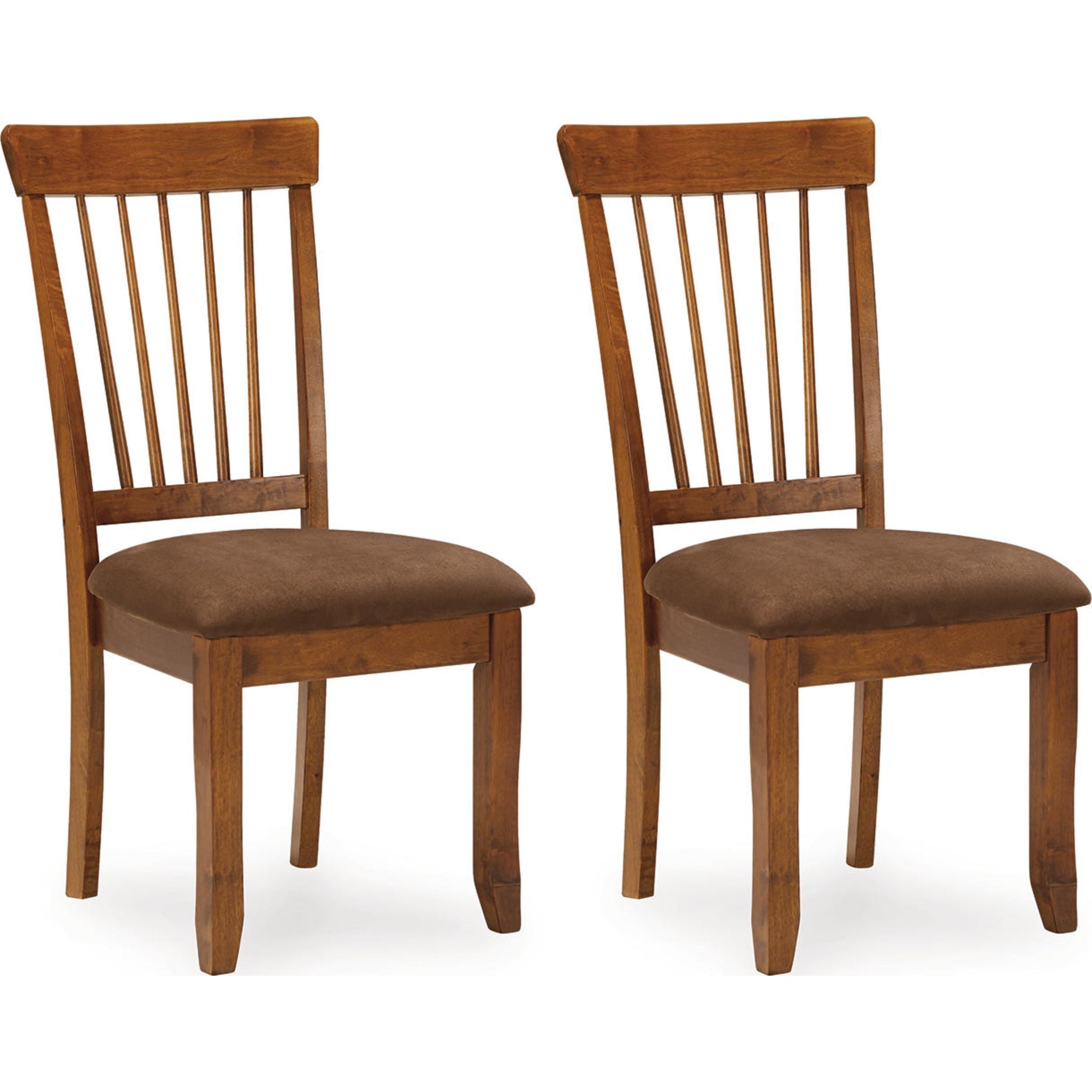 Berringer Side Chair - Rustic Brown Wooden Dining Chair with Sturdy Frame (D199 01) - Perfect for Kitchen, Dining Room, and Office Use