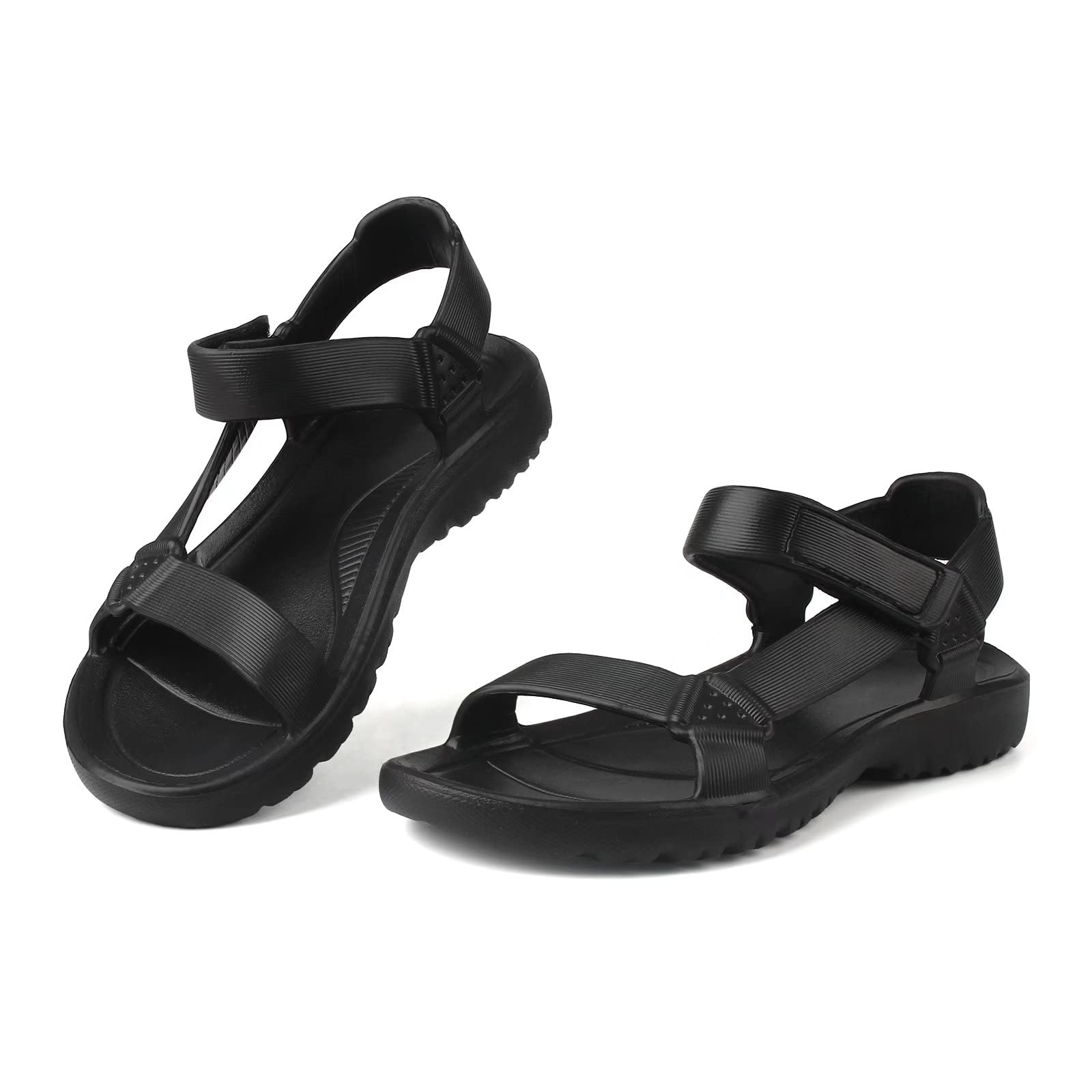 **MUSSHOE Women's Comfortable Dressy Sandals with Elastic Ankle Strap - Casual Summer Flip Flops for Beach, Walking, and Outdoor Activities**