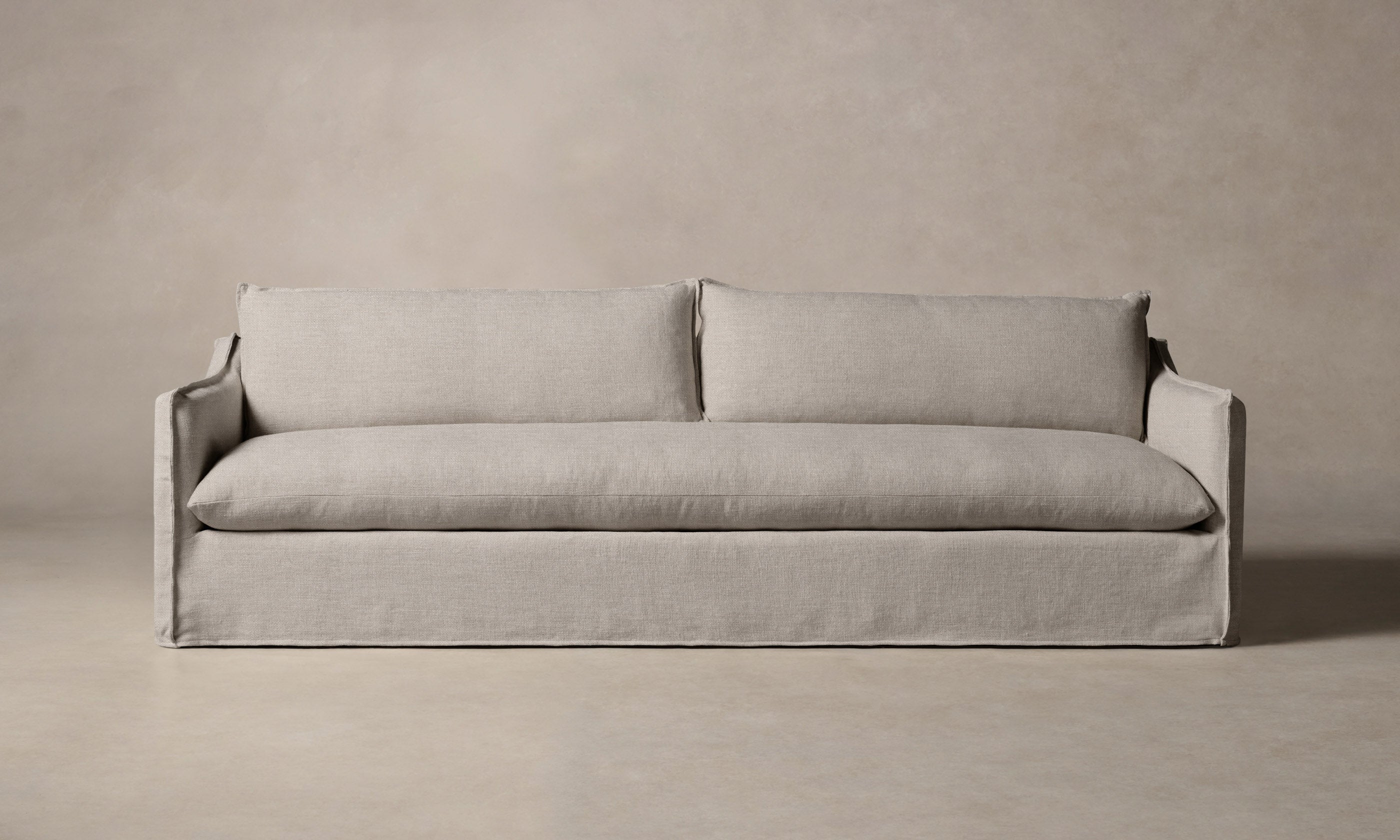 Premium Performance Linen Weave Cloud Couch - The Dune Sofa for Modern Living Rooms | Comfortable Sectional Sofa for Home & Office Relaxation