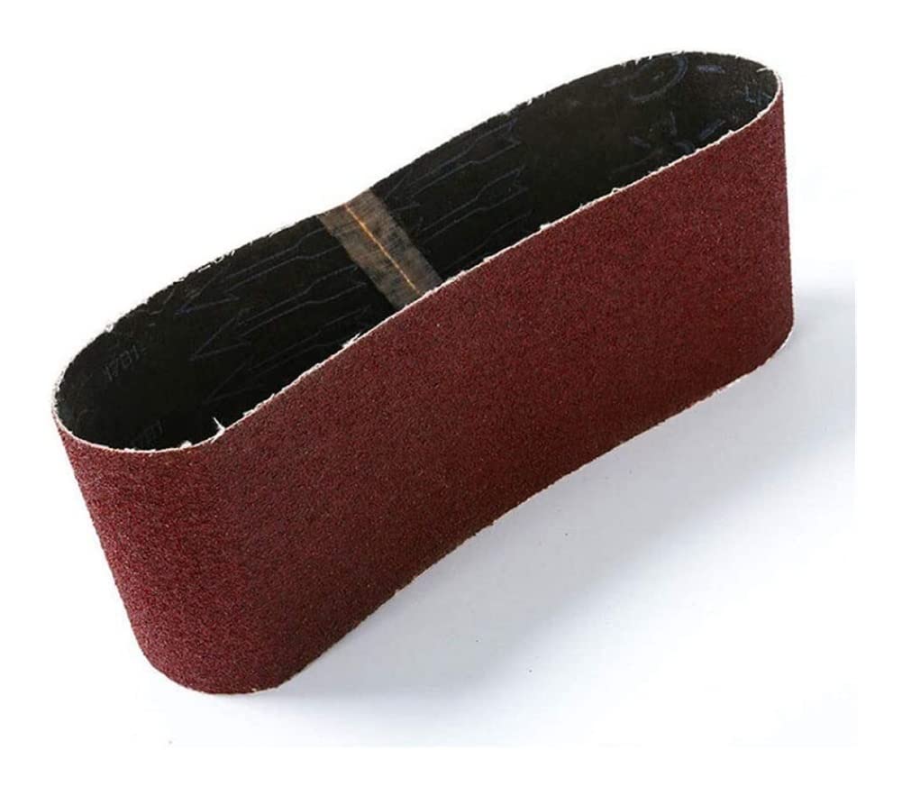 10Pcs 76x457mm Abrasive Sanding Belts 40-1000 Grits for Belt Sander Power Tools - Woodworking, Metal Polishing & DIY Projects (180 Grit)