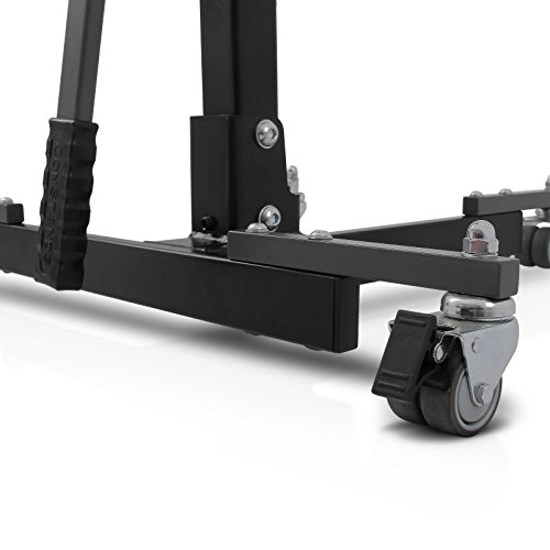 Kawasaki Ninja 650 (2017-2024) Motorcycle Center Paddock Stand CS Power Evo - Universal Grey Bike Lift for Easy Maintenance & Storage | Perfect for Garage, Workshop & Track Day Use