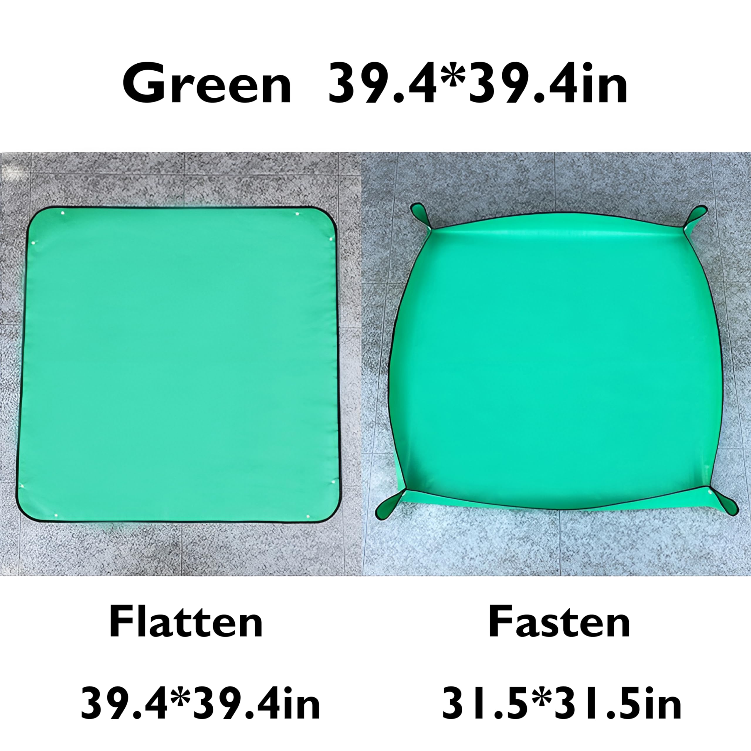 2 Pack Waterproof Foldable Plant Repotting Mat - Thickened Portable Gardening Potting Tray for Indoor/Outdoor Plants | Perfect for Repotting, Transplanting & Gardening Projects