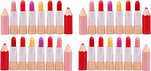 Moisturizing Color Changing Lip Balm - Strawberry Flavor, Hydrating & Tinted Lip Care for Dry Lips | Perfect for Daily Use, Makeup, and On-the-Go Hydration