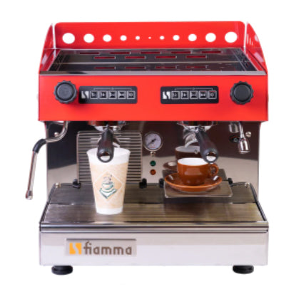 Fiamma Caravel 2 Group Compact Commercial Espresso Machine - Perfect for Coffee Shops, Cafes & Restaurants - High Performance Espresso Maker for Professional Baristas