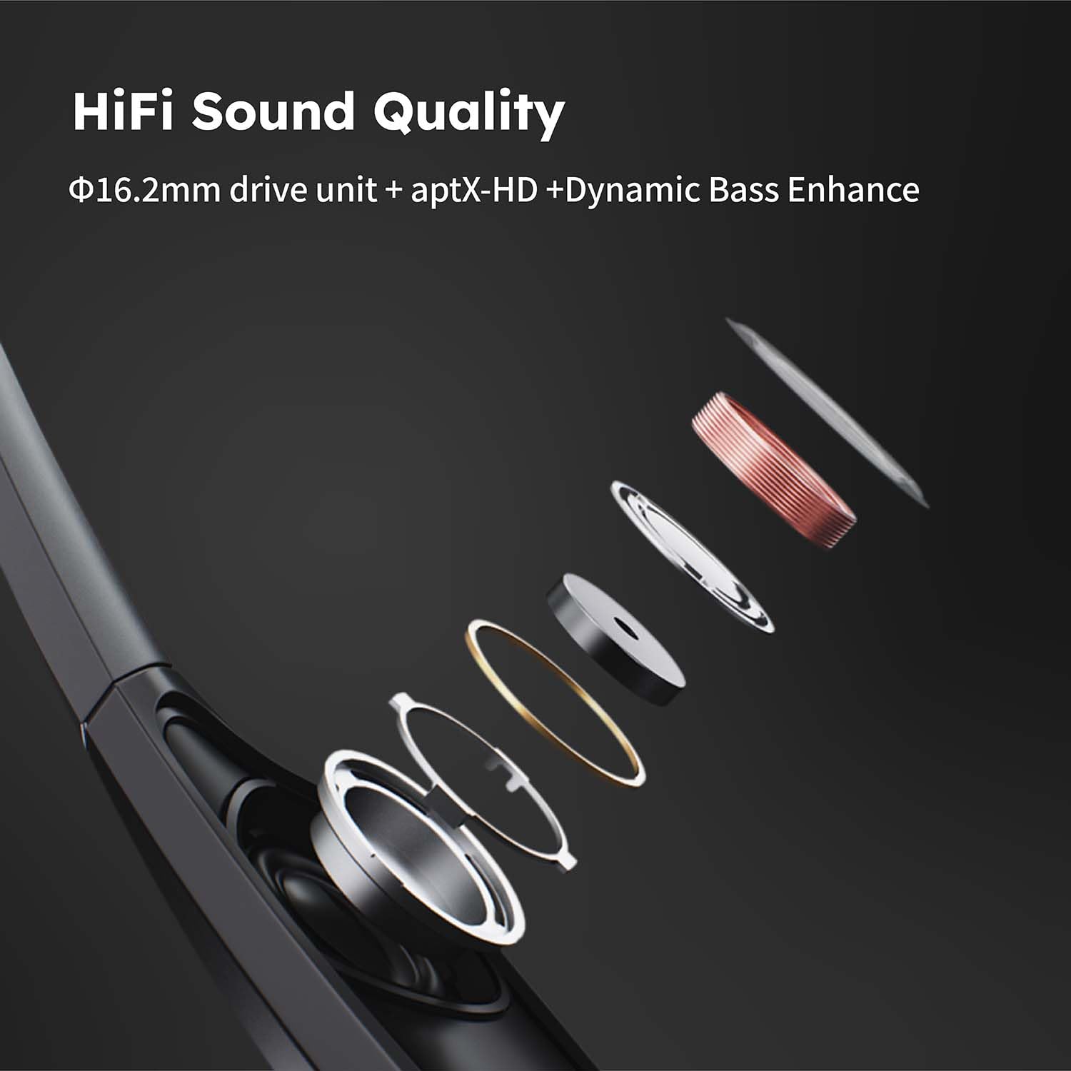 Smart Bluetooth Sports Audio Sunglasses for Cycling, Running & Hiking - Black Frame with Tinted Lenses | Hands-Free Music & Calls for Outdoor Activities