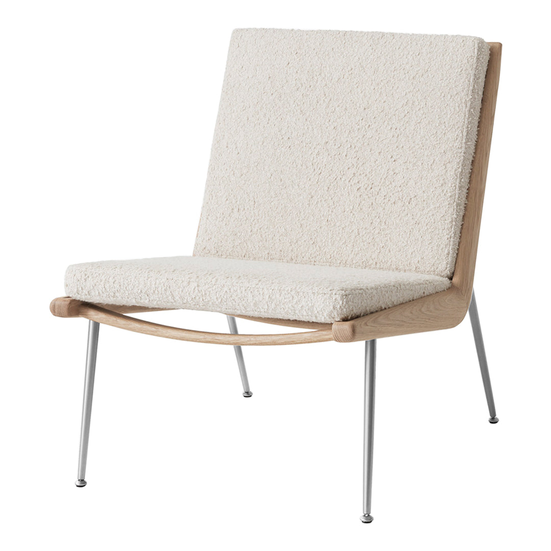 Boomerang HM1 Lounge Chair - Modern Ergonomic Recliner for Living Room, Bedroom & Office - Comfortable Reading & Relaxation Chair with Premium Fabric & Sturdy Frame