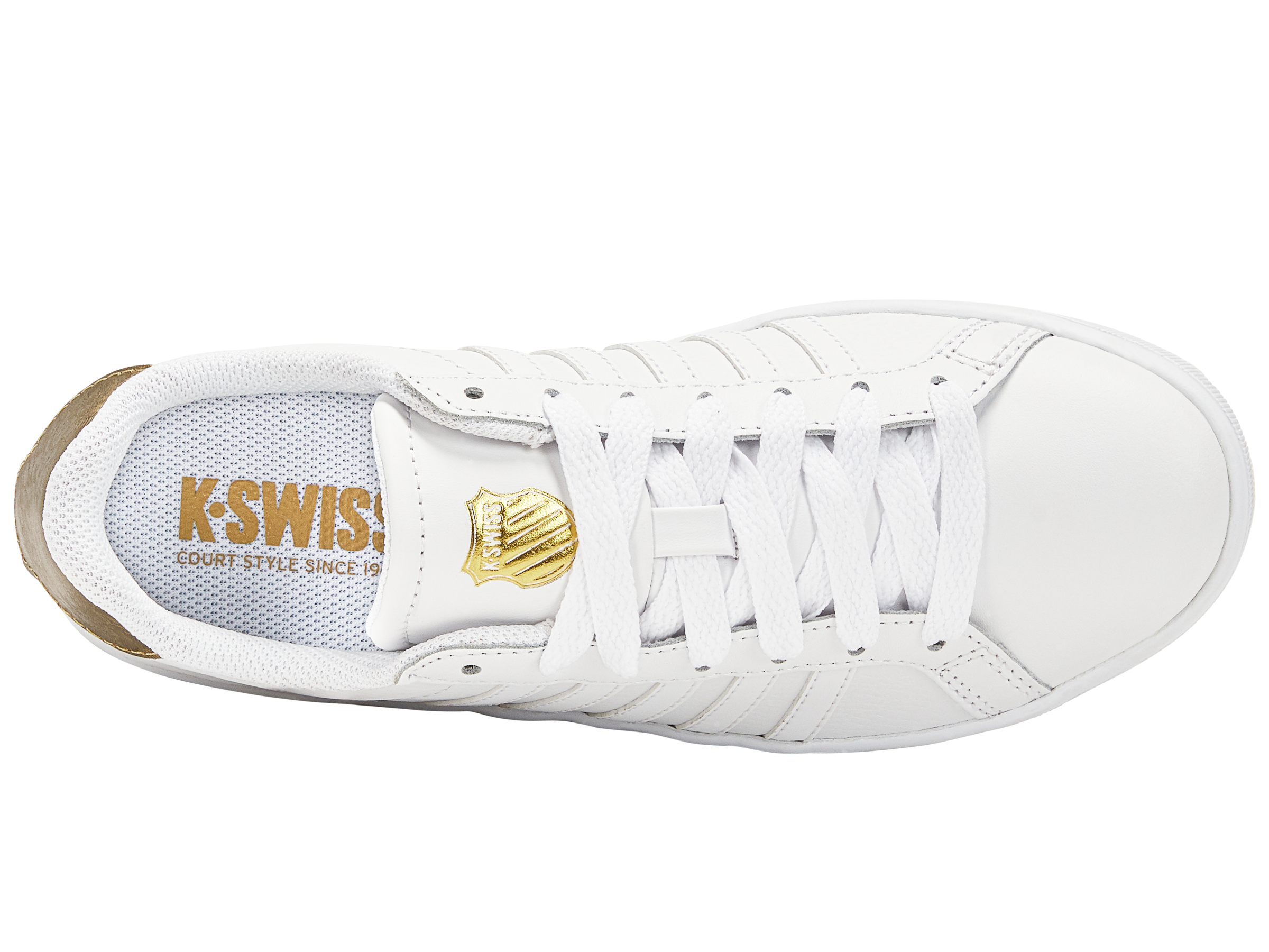 Nike Court Tiebreak Tennis Shoes 97011-158 - White/Gold Panther | Men's Tennis Sneakers for Court Performance & Casual Wear