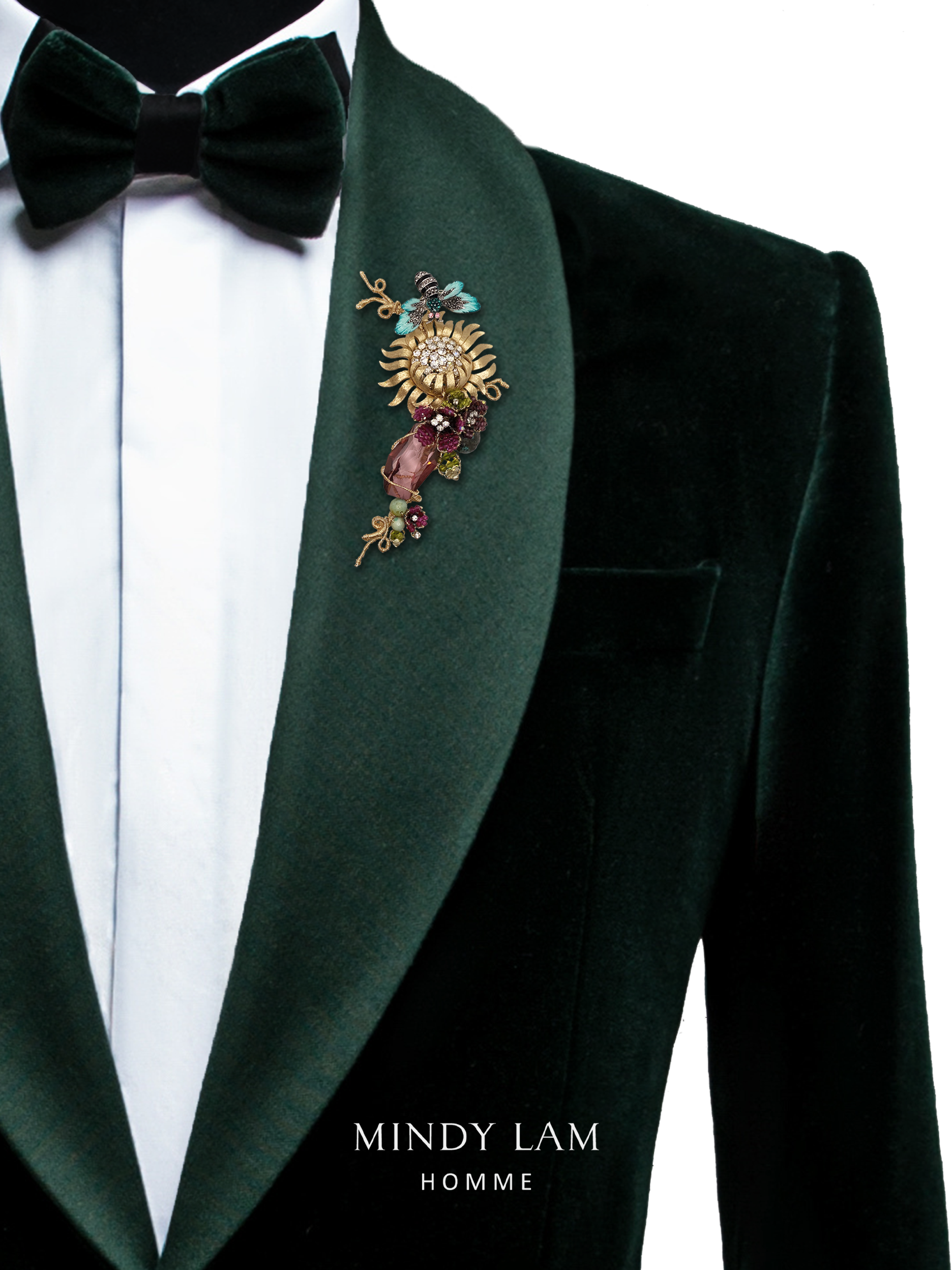 Men's Lapel Pin - First Dance of the Year - Elegant Boutonniere for Weddings, Prom & Formal Events
