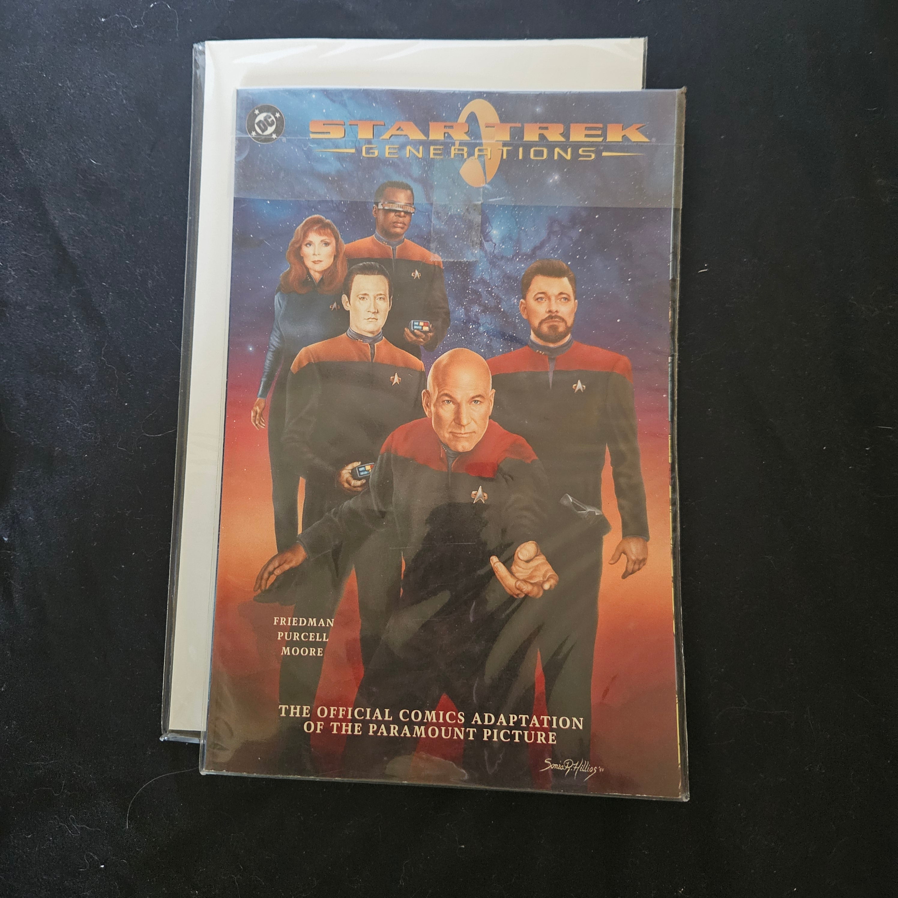Star Trek Generations Official Comics Adaptation - Issue 1 of 2 | DC Comics 1994 | Paramount Movie Tie-In | Collectible Sci-Fi Graphic Novel for Fans & Comic Book Enthusiasts