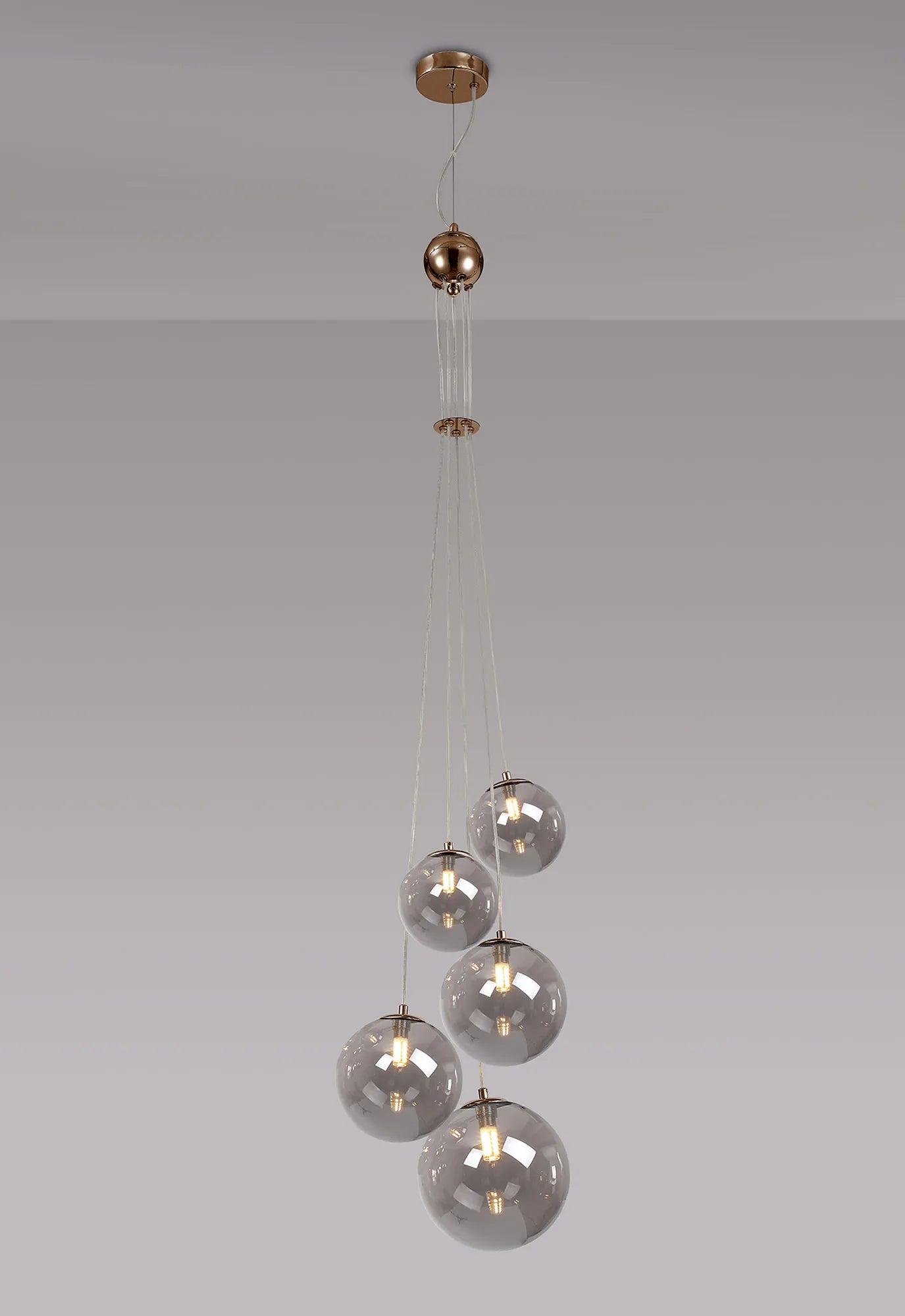 Modern Austin 5-Light Cluster Pendant with G9 Base - Elegant Ceiling Lighting for Dining Room, Kitchen Island, or Entryway