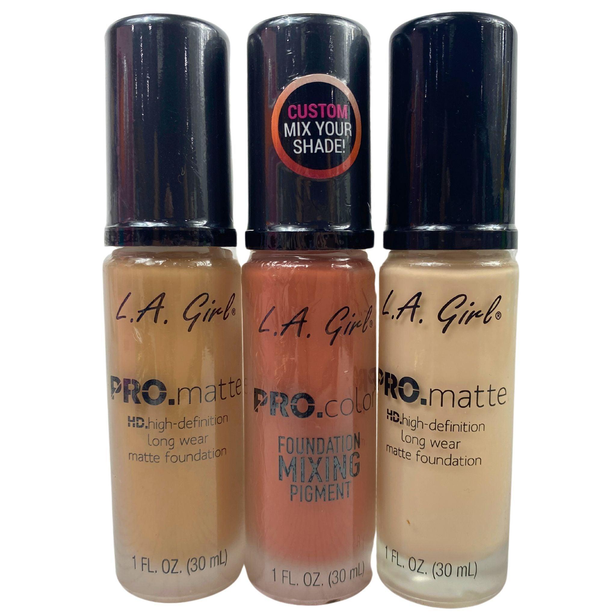 LA Girl Pro Matte Foundation & Color Foundation - 70 Pcs Lot - Full Coverage Liquid Makeup for Flawless Skin - Perfect for Professional Makeup Artists & Beauty Enthusiasts