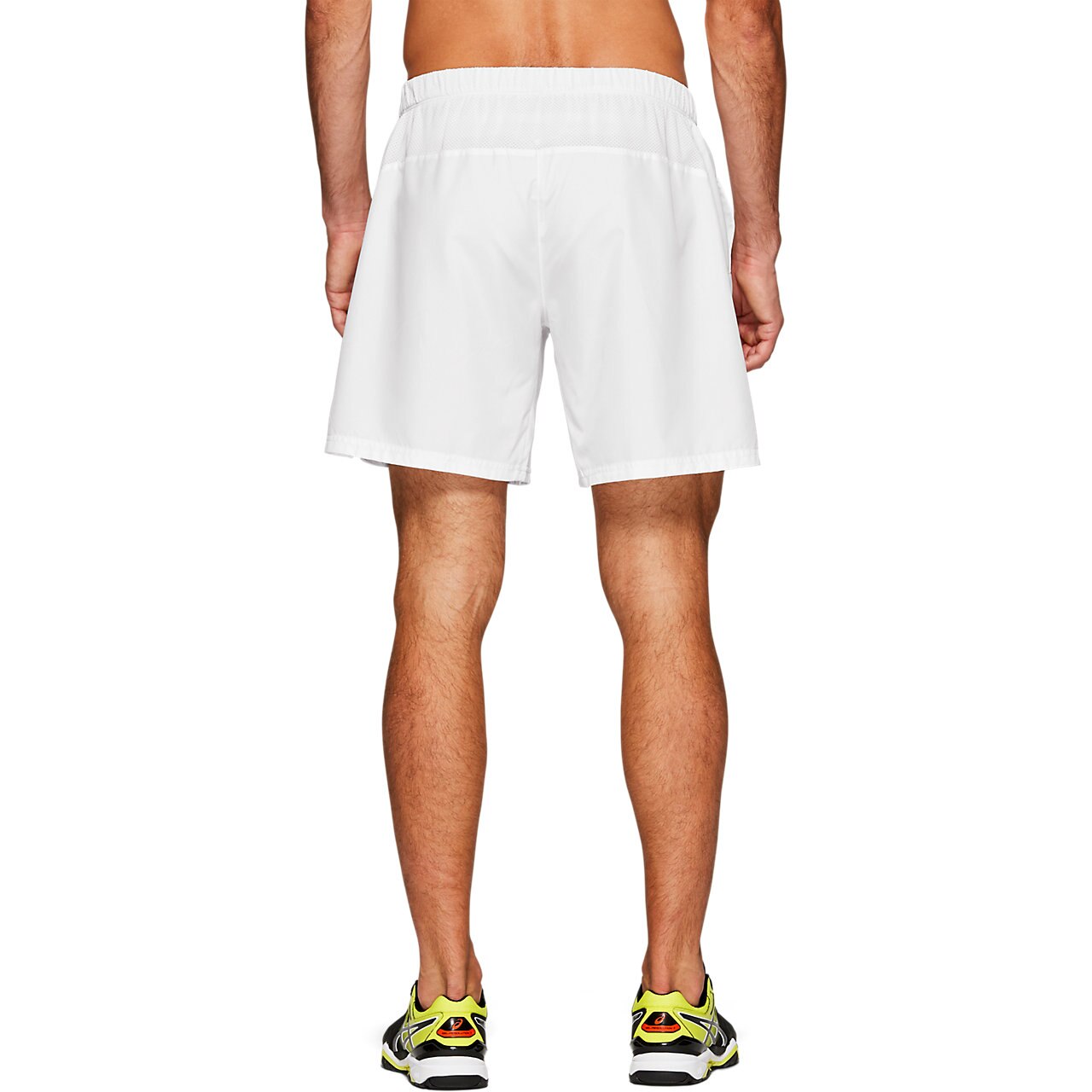 ASICS Men's Club Short 7 Inch Running Shorts - Breathable White Athletic Shorts for Gym, Workout & Casual Wear