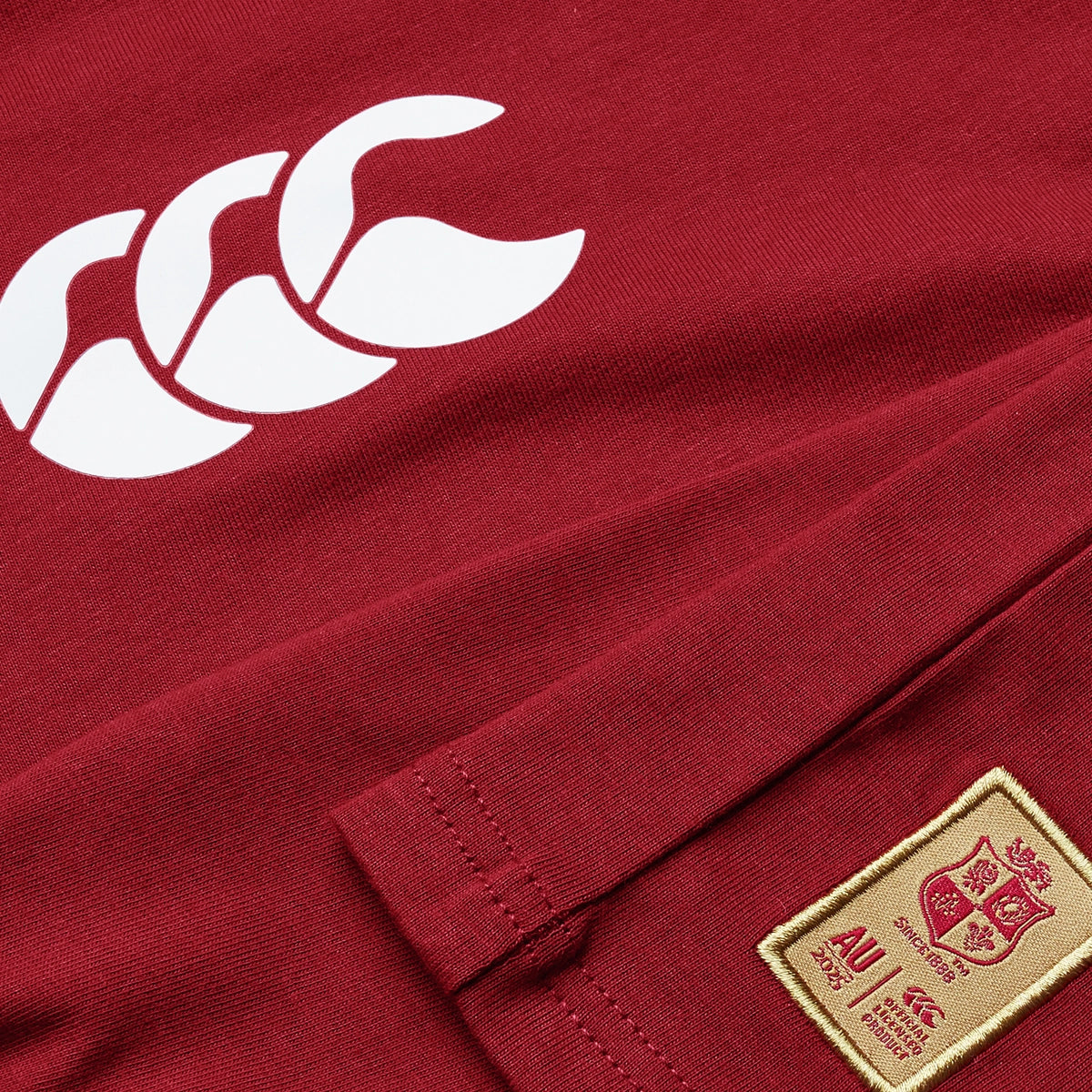 British & Irish Lions Kids Cotton T-Shirt - Red Canterbury Rugby Jersey for Boys & Girls - Perfect for Sports, School & Casual Wear