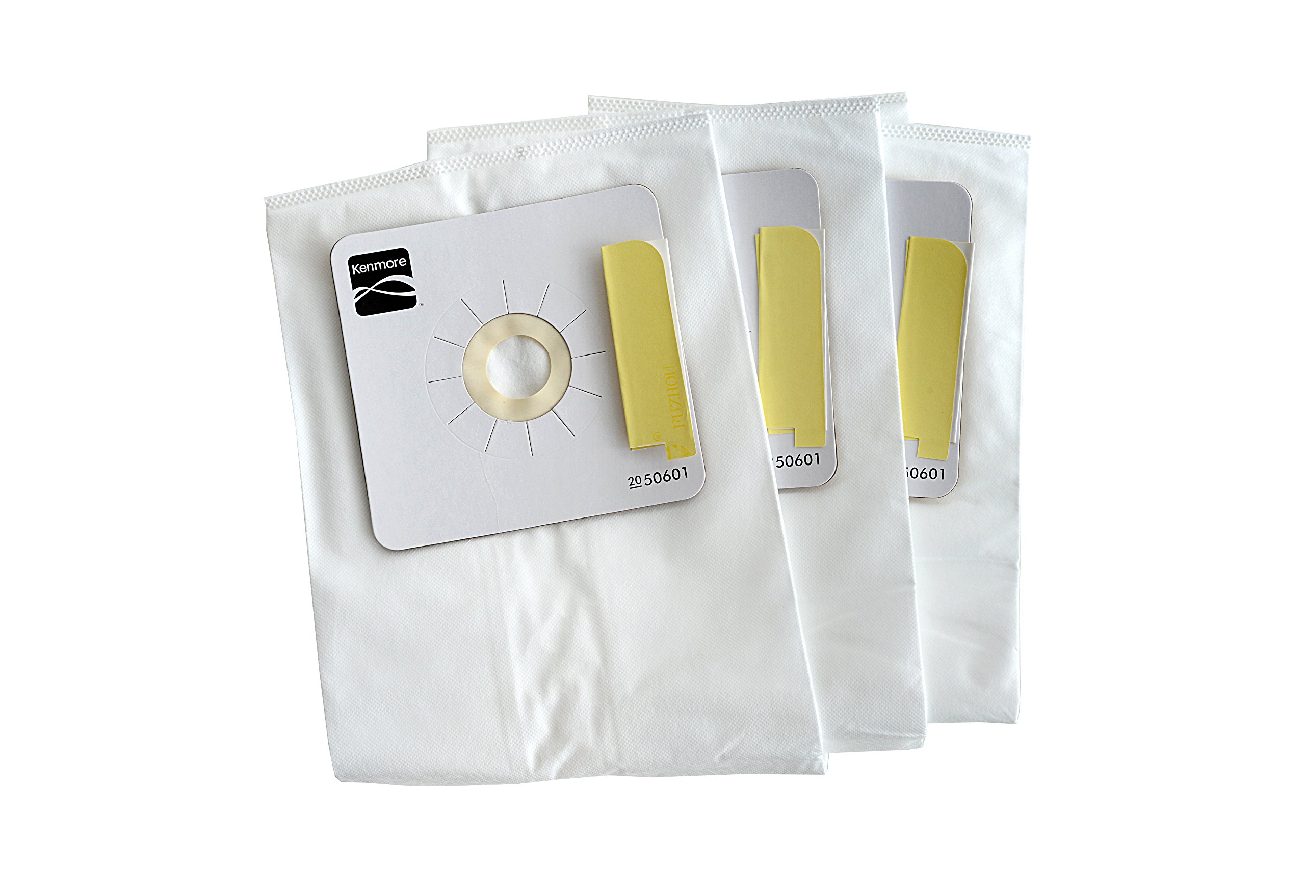 Genuine Kenmore 50601 Allergen Central Vacuum Cleaner Bags - 3 Pack | Synthetic HEPA Filtration for Dust, Pollen & Pet Hair | Perfect for Allergy Sufferers & Pet Owners