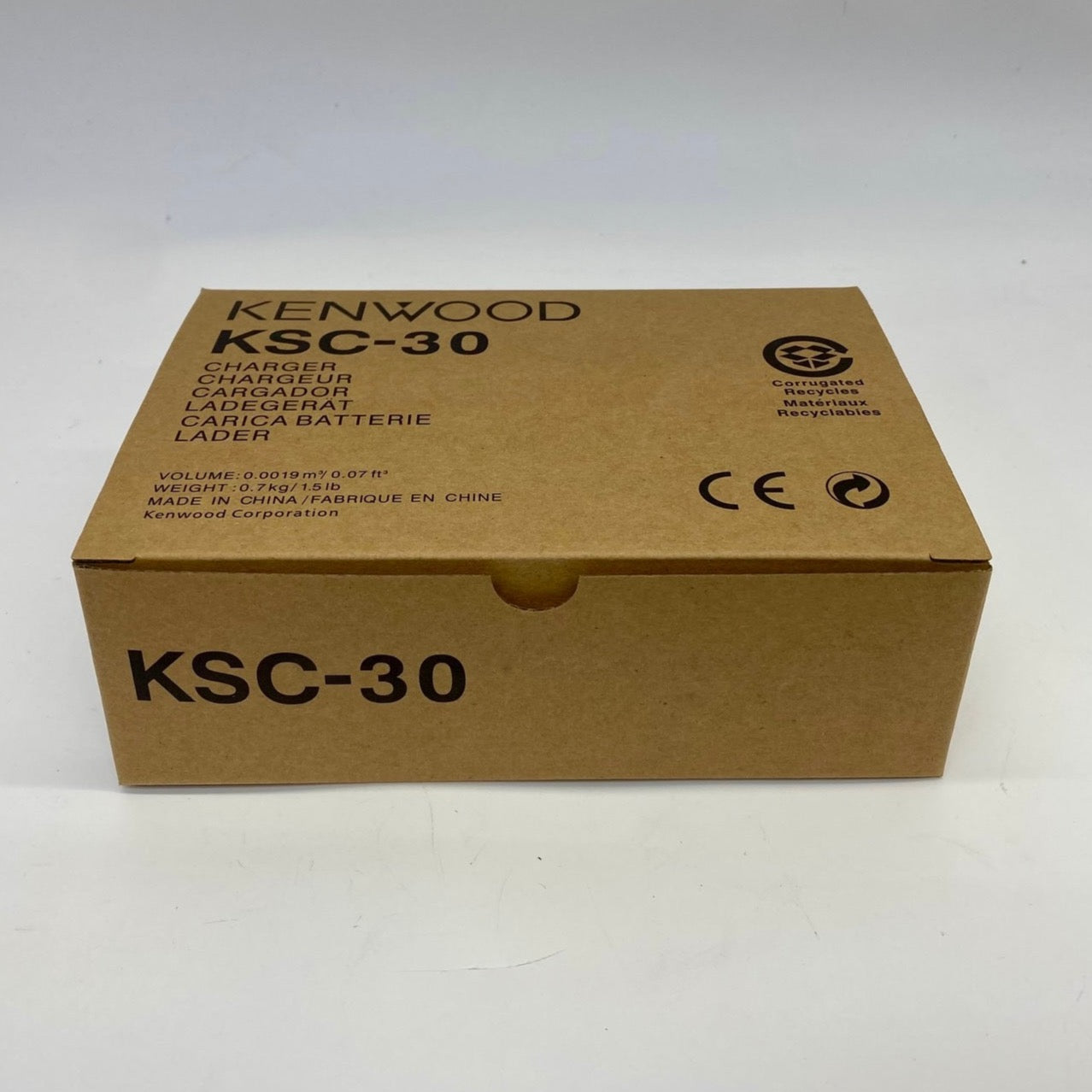 Kenwood OEM KSC 30 Regular Rate Charger with Power Supply - Compatible Replacement Battery Charger for Kenwood Radios - Perfect for Emergency Kits, Outdoor Adventures & Workplace Communication