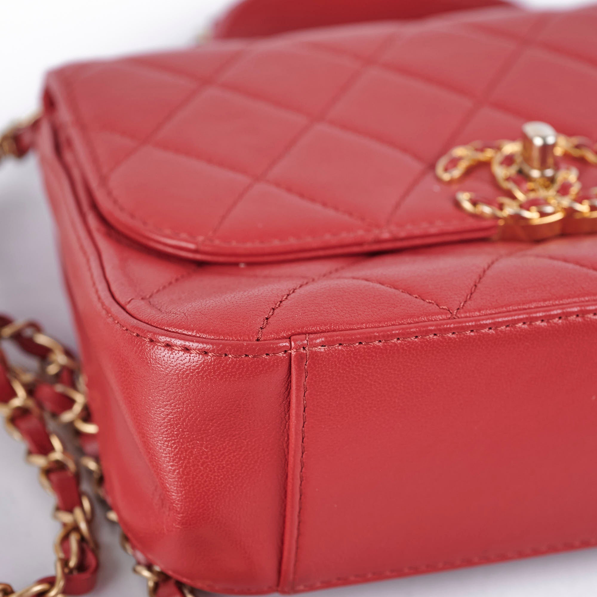 Chanel Seasonal Red Top Handle Bag - Luxury Designer Handbag for Women | Perfect for Parties, Weddings & Special Occasions