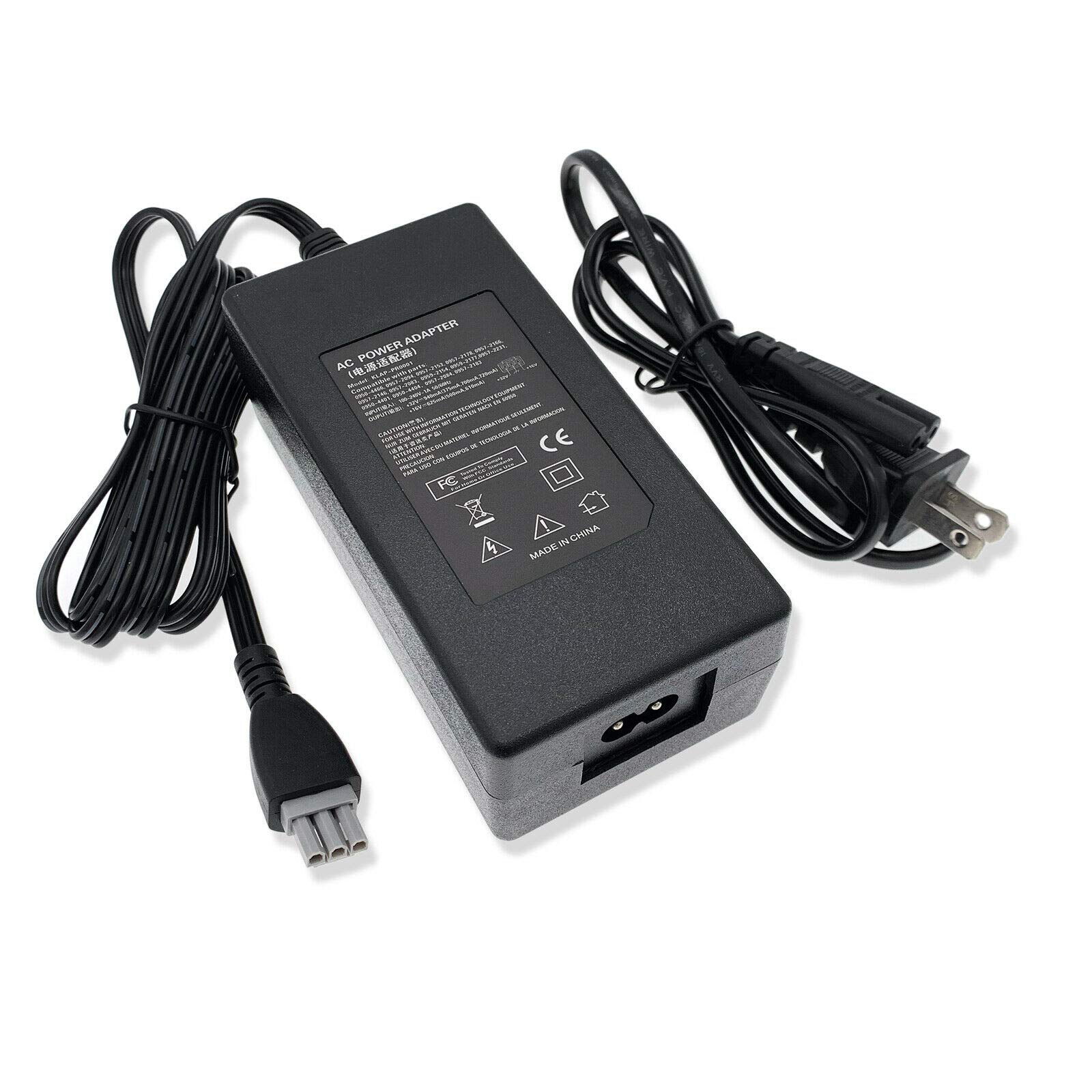 LYeccl AC Power Adapter Replacement for HP DeskJet 1420 1430 2430 4135 D1400 Printer Charger Supply Cord - Perfect for Home & Office Printing Needs