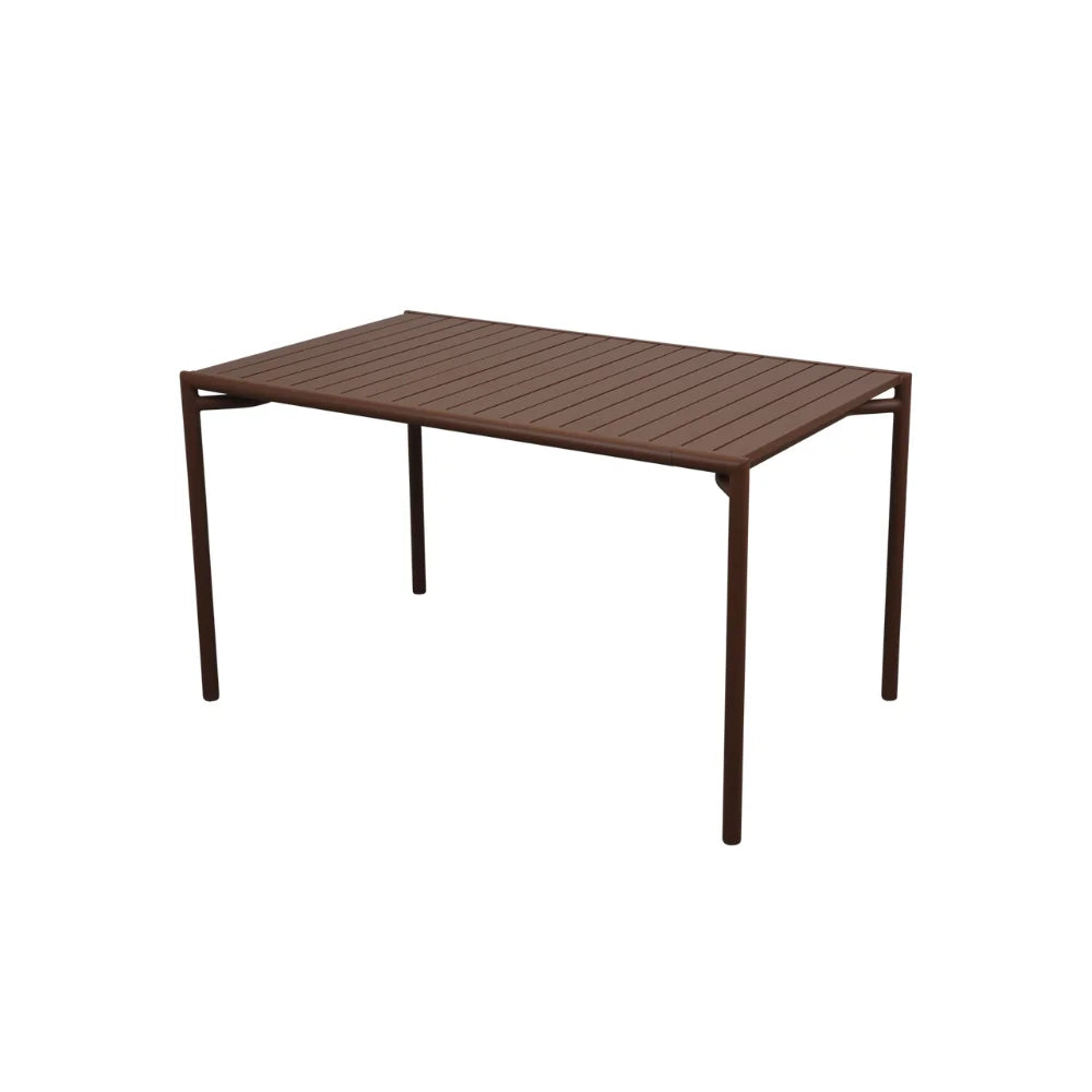 Bliss Outdoor Rectangular Dining Table - Weather-Resistant Patio Furniture for Backyard, Garden & Poolside Dining | Perfect for Outdoor Entertaining & Family Gatherings