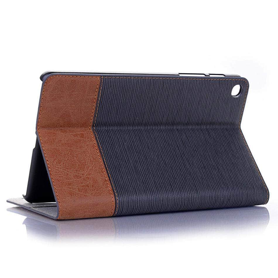 Samsung Galaxy Tab A 8.0 (2019) SM-T290/T295 10.1 Inch Android Tablet with PU Leather Book Cover Case - Stand Function for Home, Office & Travel Use
