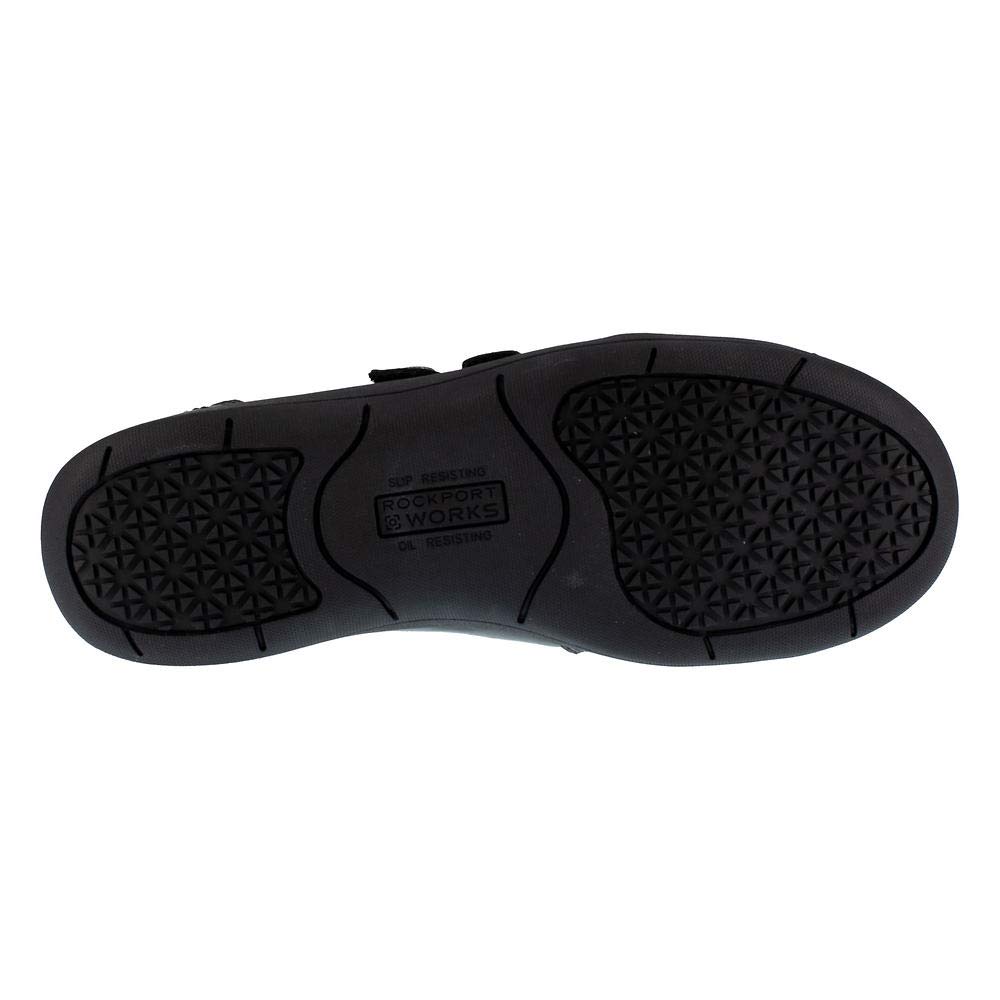 Rockport Women's Daisey Work Safety Toe Slip-on Shoes - Comfortable & Durable Slip Resistant Work Shoes for Nurses, Waitresses & Healthcare Professionals