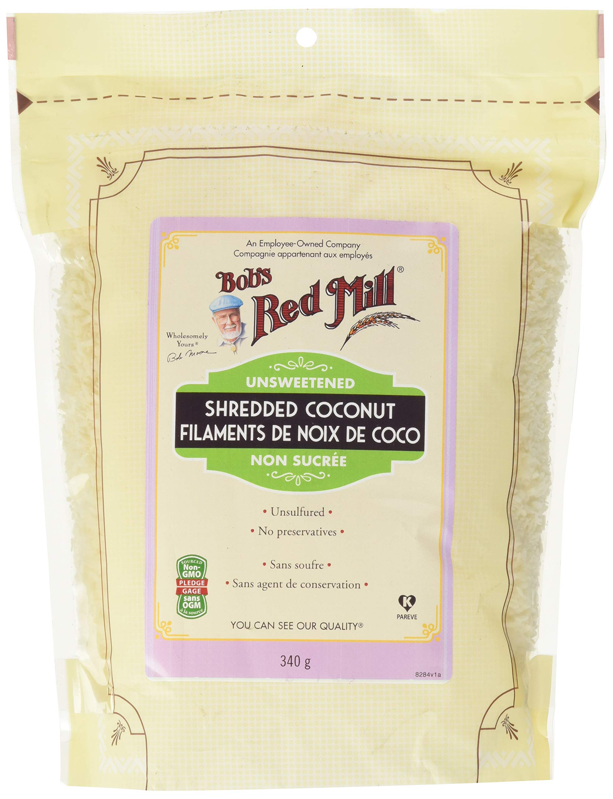 Organic Unsweetened Shredded Coconut by Bob's Red Mill - 12oz (340g) Pack of 1 | Perfect for Baking, Smoothies & Healthy Snacks | Gluten-Free & Vegan
