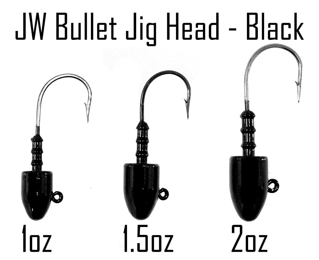 Jigging World Bullet Head Jigs - Premium Saltwater Fishing Lures for Bass, Snapper & Grouper | Perfect for Offshore & Deep Sea Fishing Adventures