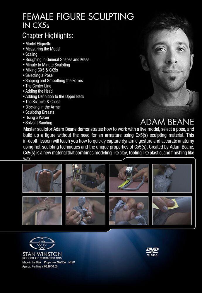 Stan Winston Studio Female Figure Sculpting in CX5 DVD - Professional Character Design Tutorial for Artists & Sculptors - Perfect for Animation Studios & Film Production