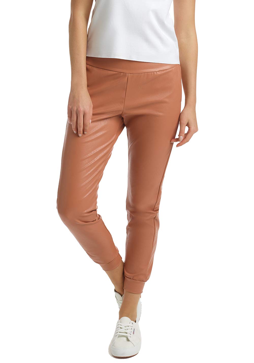 Commando Women's Straight Leg Pants - Comfortable & Stretchy High Waist Trousers for Work, Office & Casual Wear