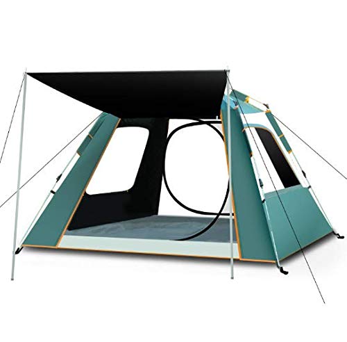 Best Waterproof Pop Up Camping Tent for Family - Lightweight Outdoor Tent with Shading Foyer for Camping, Hiking & Backpacking - Perfect for Beach, Forest & Mountain Adventures
