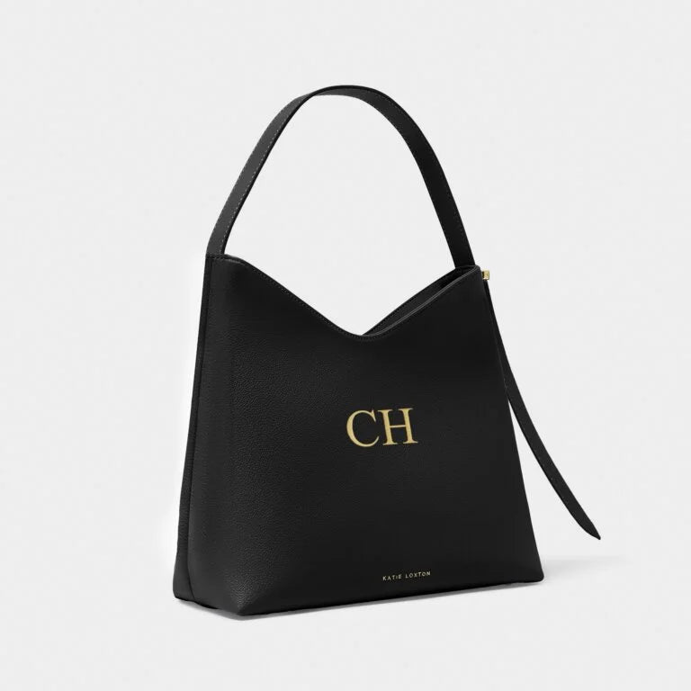Katie Loxton Camille Shoulder Bag - Stylish Black Crossbody Purse for Women | Perfect for Work, Travel & Everyday Use