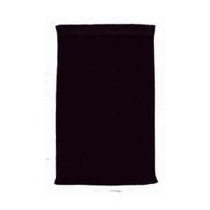 Premium Black Fringed Velour Fingertip Towels - 12 Pack Soft Embroidered Hand Towels for Bathroom, Spa, Guest Use & Bridal Showers