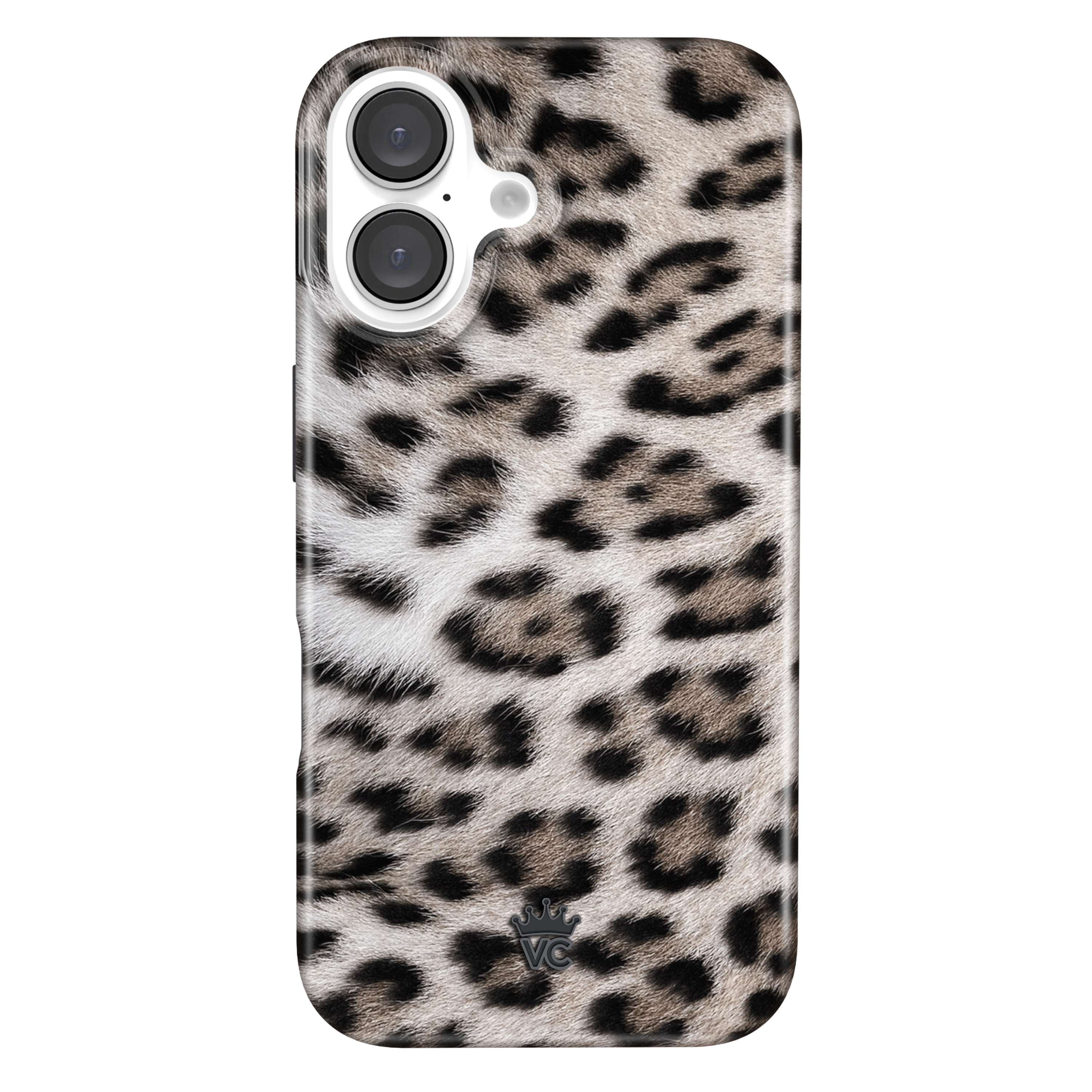 Arctic Leopard Print Shockproof iPhone Case - Slim Protective Cover for iPhone 12/13/14 Pro Max - Perfect for Outdoor Adventures & Daily Use