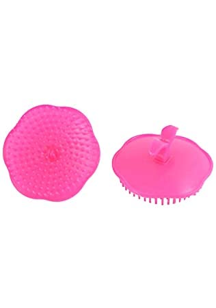 Round Rolling Curling Roller Comb Hair Brush & Silicone Massage Bath Shower Brush with Soap Dispenser - Perfect for Hair Styling, Scalp Massage, and Relaxing Bath Time