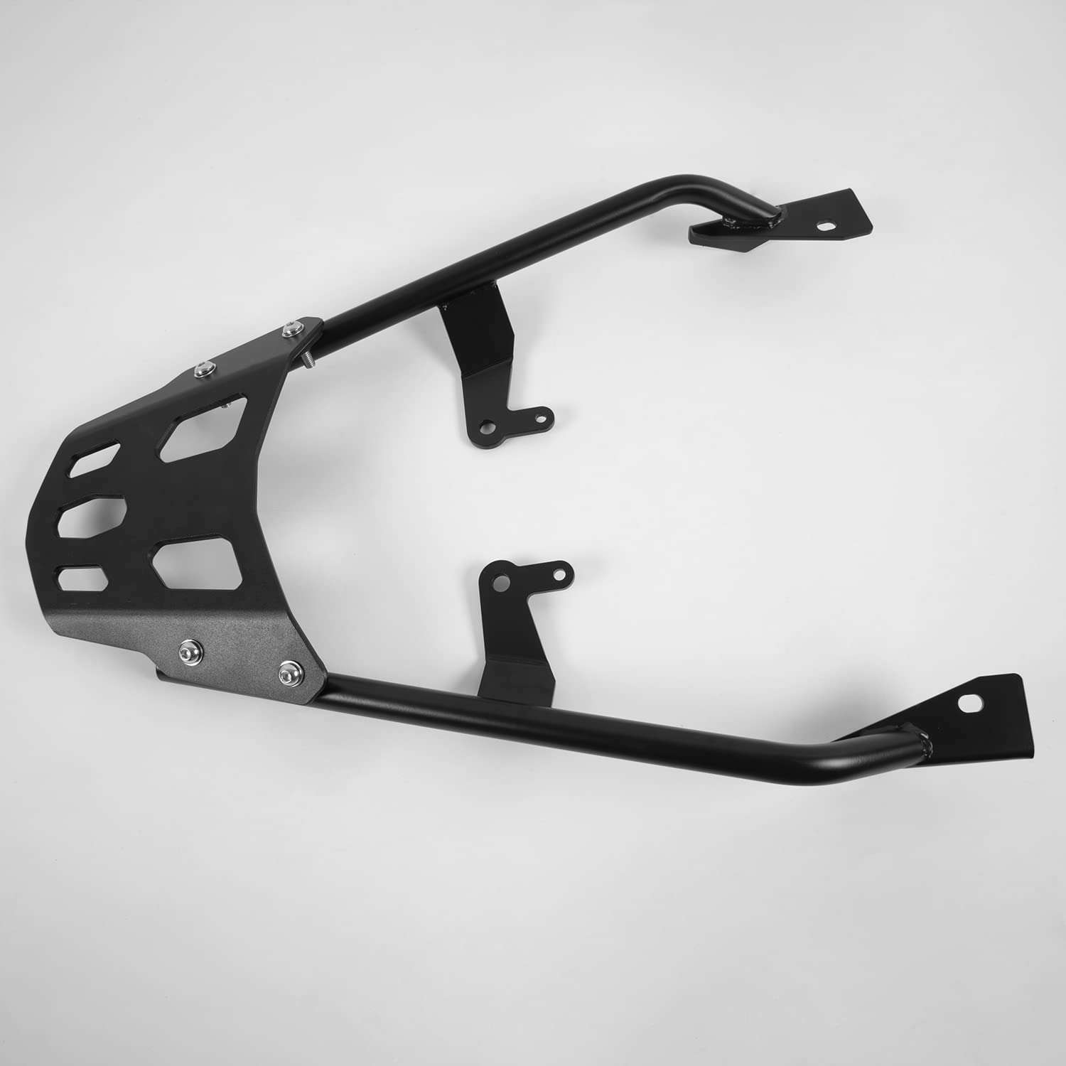 Heavy Duty Motorcycle Rear Luggage Rack Cargo Carrier - Compatible with Honda X-ADV750 (2021 Model) - Durable Aluminum Alloy Storage Shelf for Touring & Commuting