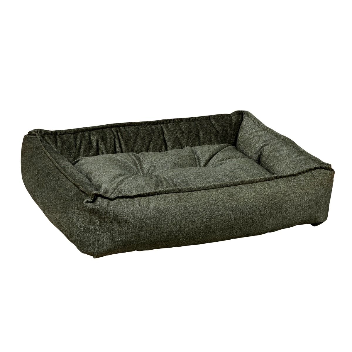 Premium Moss Microvelvet Pet Lounge Bed for Dogs & Cats - Ultra-Soft Washable Dog Bed with Non-Slip Bottom - Perfect for Living Room, Bedroom & Pet Travel Carrier