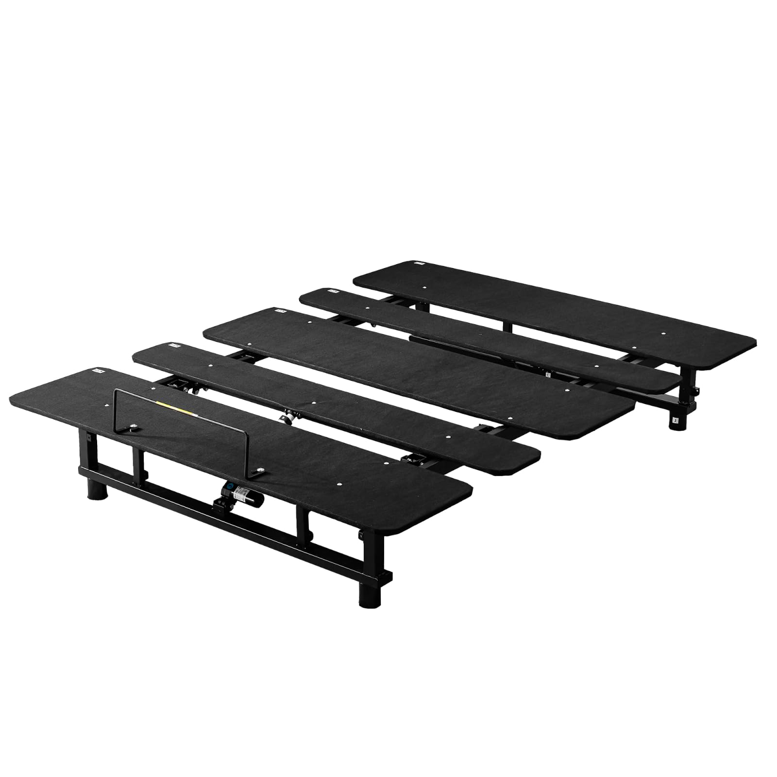 Queen Size Adjustable Bed Frame with Wireless Remote - Zero Gravity, Head & Foot Incline, Quiet Motor - Black | Perfect for Back Pain Relief & Home Theater Comfort